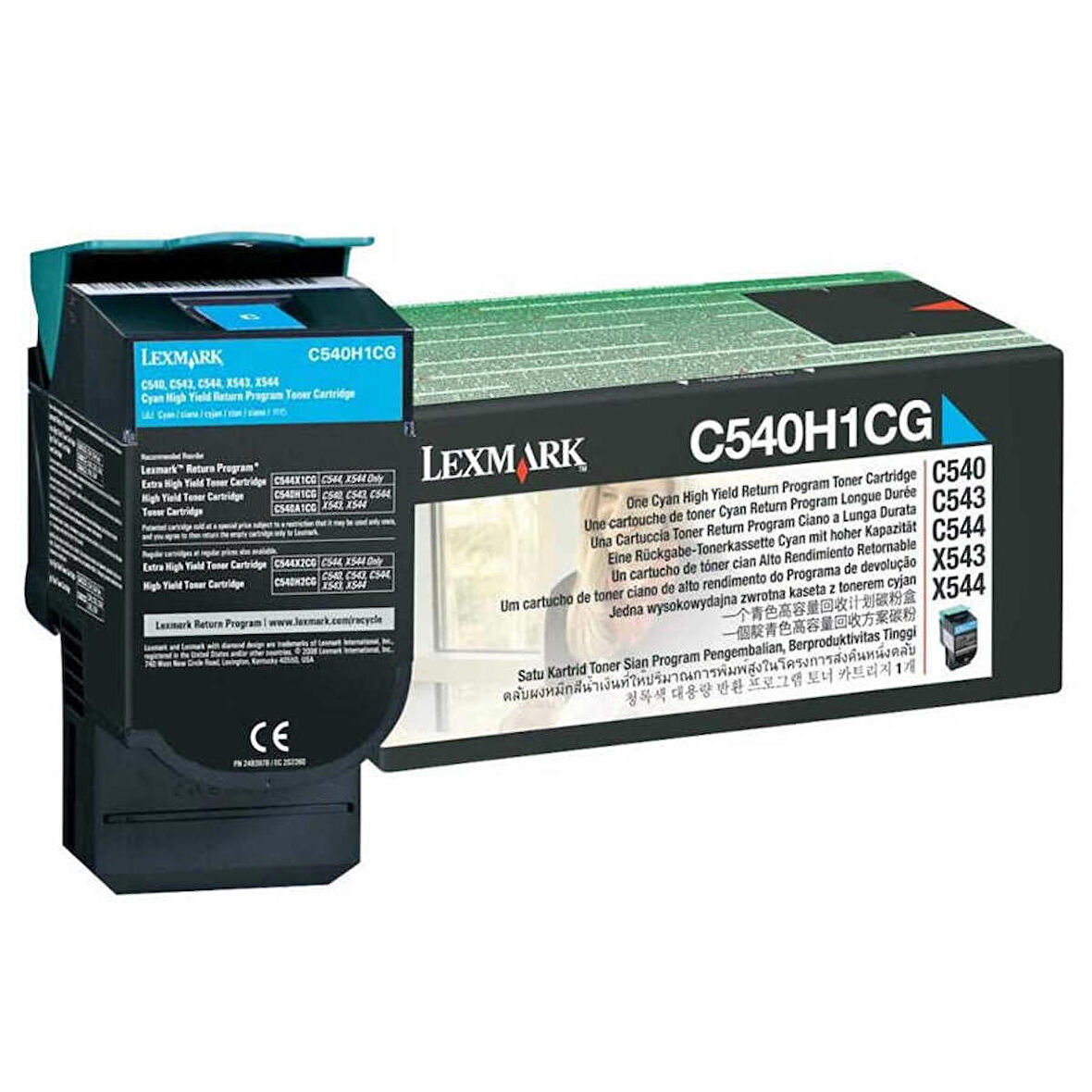 Lexmark C540-C540H1CG Mavi Toner Yüksek Kapasiteli