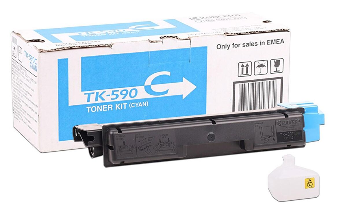 Kyocera Mita TK-590 Mavi Toner
