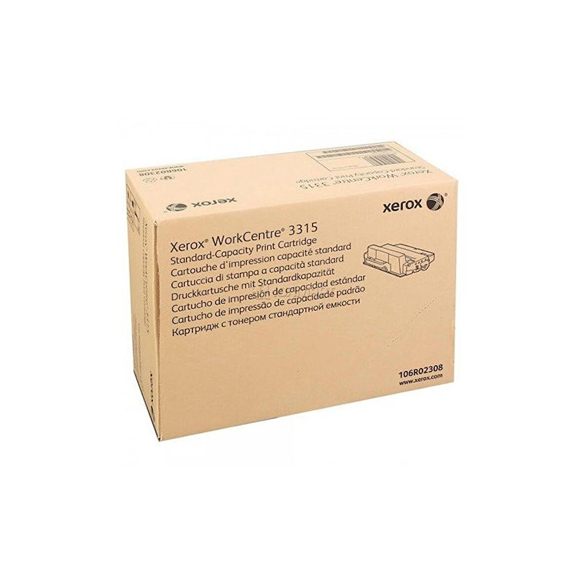 Xerox Workcentre 3315 -106R02308 Siyah Toner