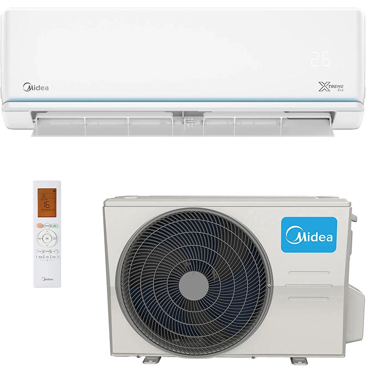 2024 Model Midea Xtreme Save A+++ 9.000 Btu İnv. Duvar Tipi Klima Wifi