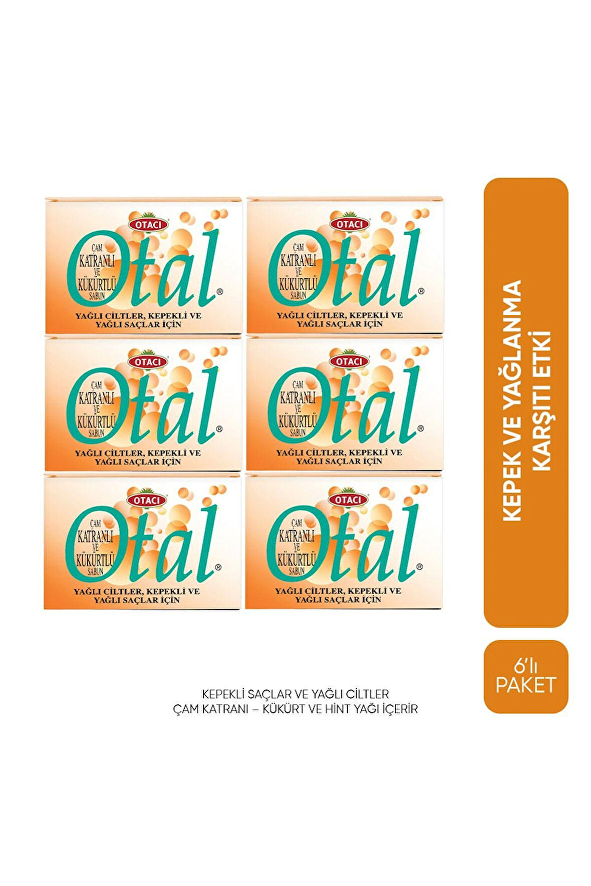 Otacı 6’lı Otal Sabun Seti