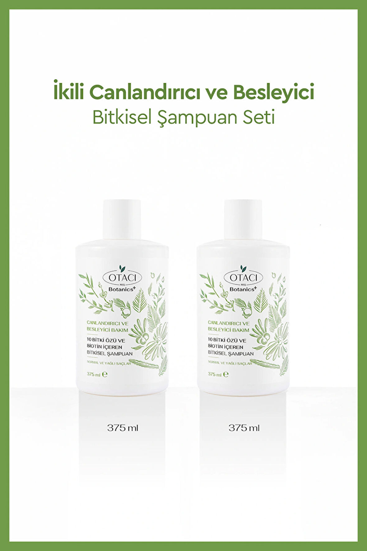 Avantajlı 2 li 10 Bitki Özlü Canlandıcı Şampuan 300 ml