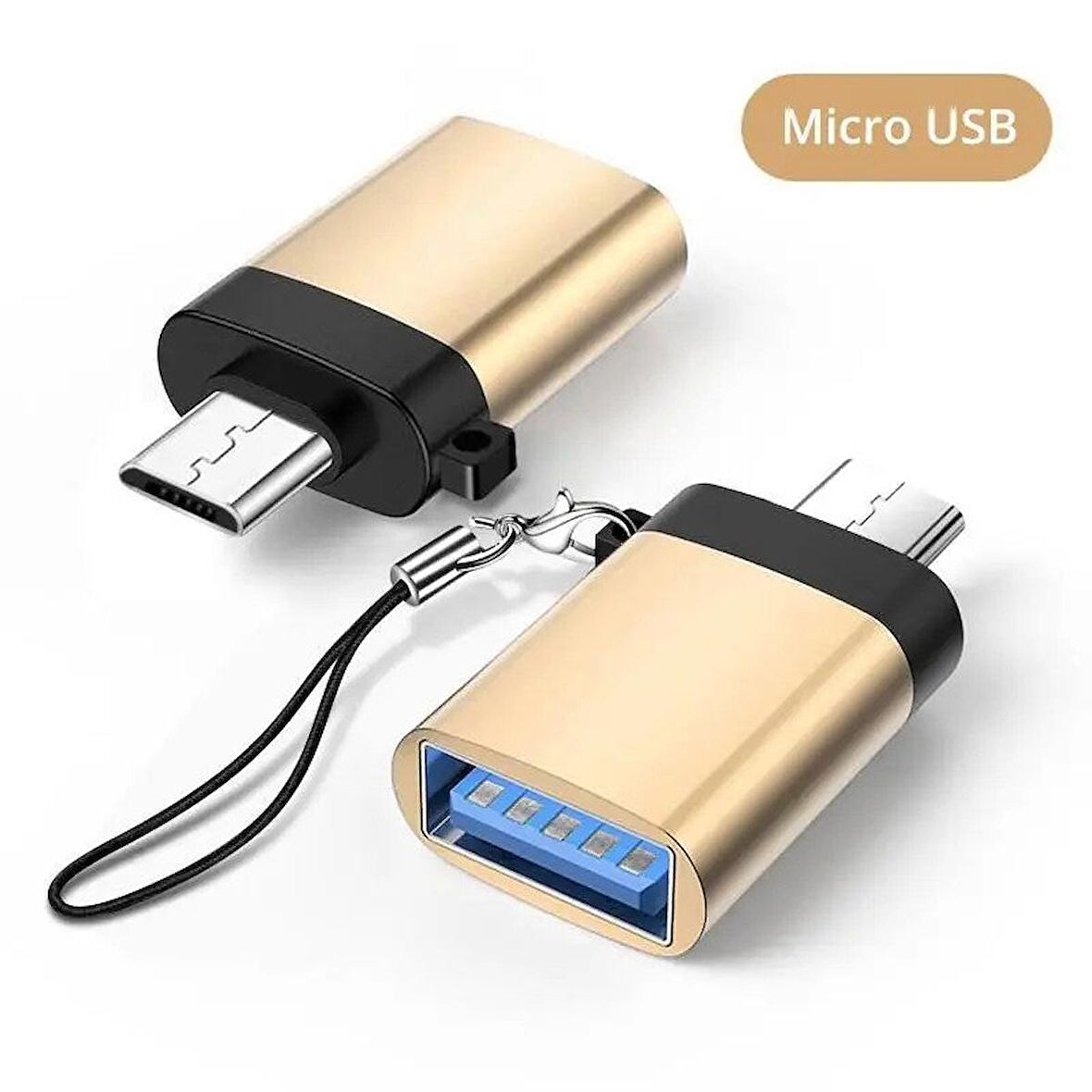 Metal Micro Otg Usb Aparat - Dönüştürücü