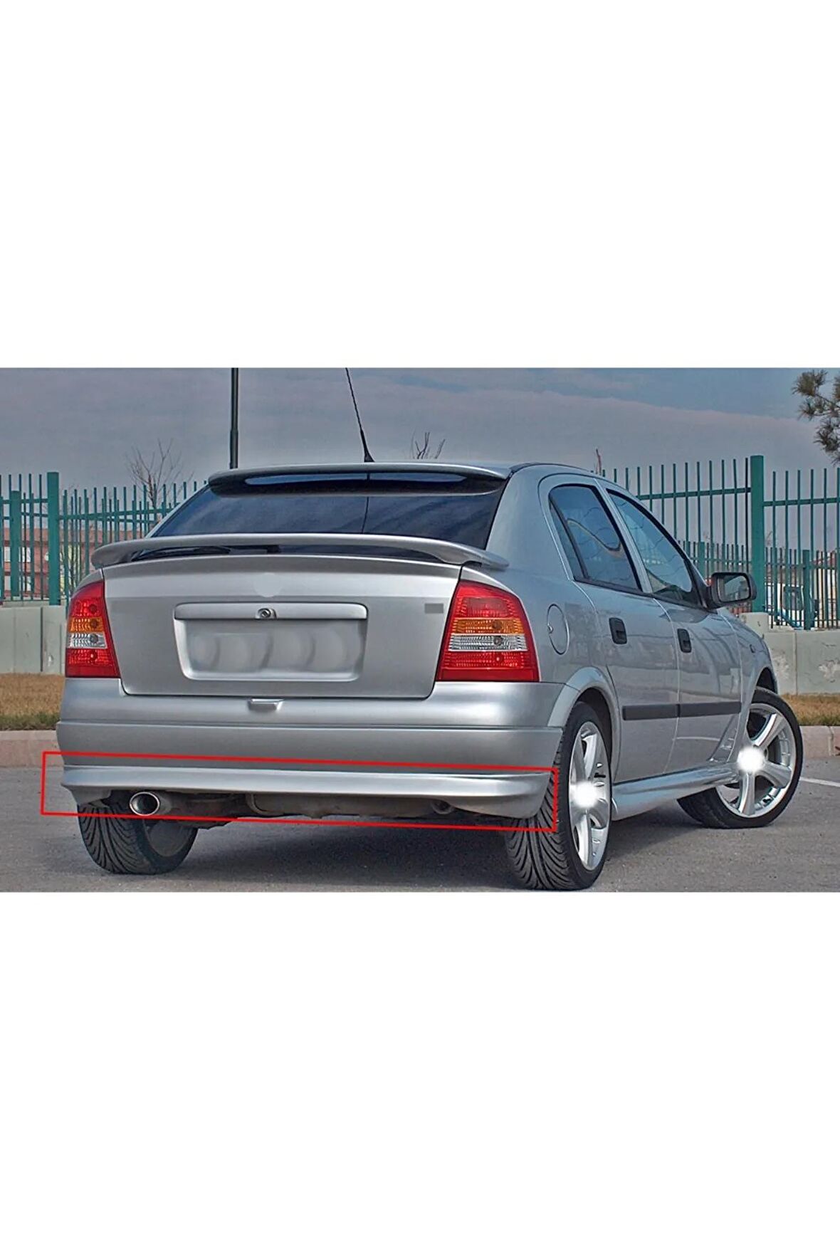 OPEL ASTRA G HB ARKA TAMPON EKİ FİBERGLASS BOYASIZ