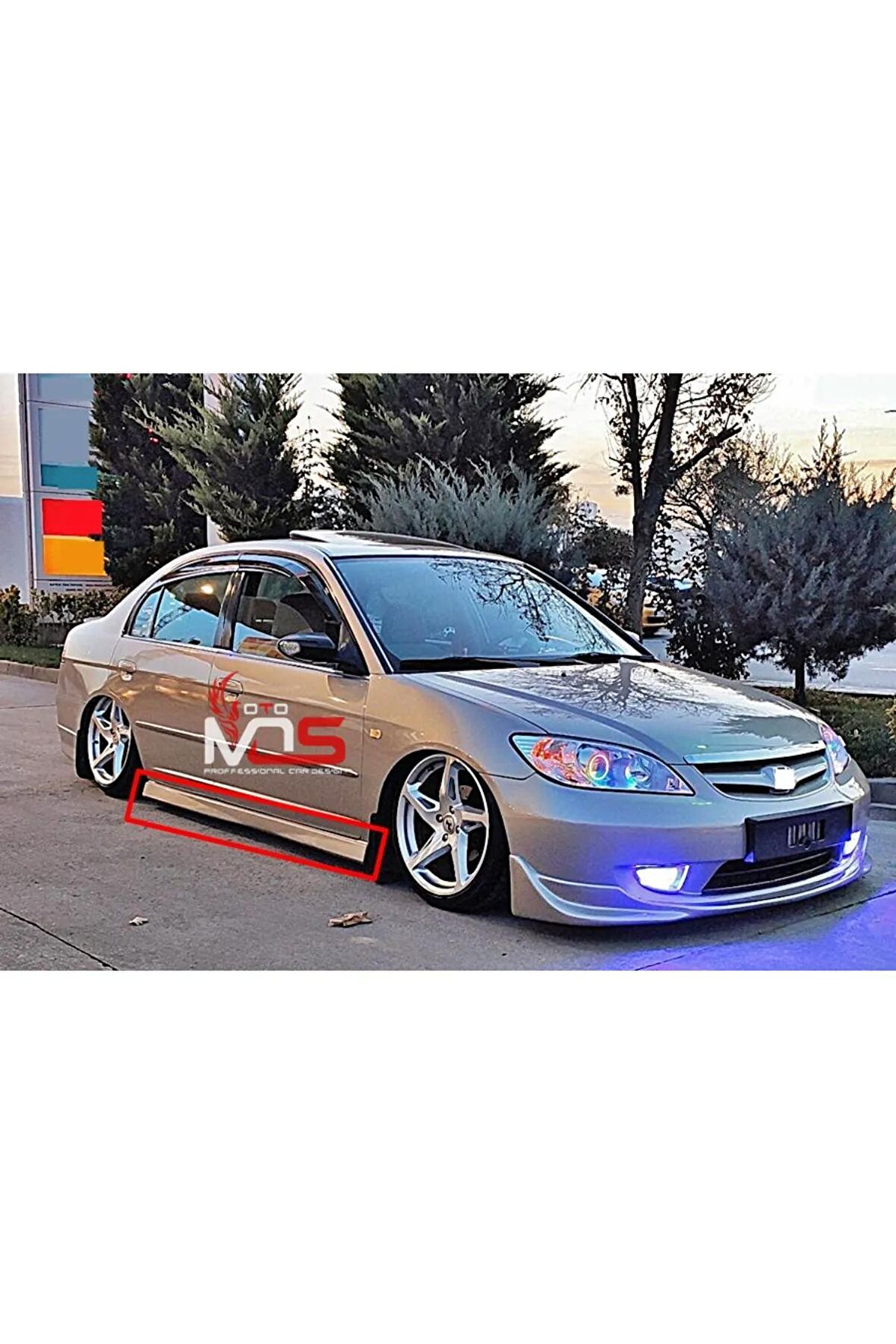 HONDA CİVİC VTEC 2 MARŞPİYEL SAĞ SOL TAKIM FİBERGLASS BOYASIZ