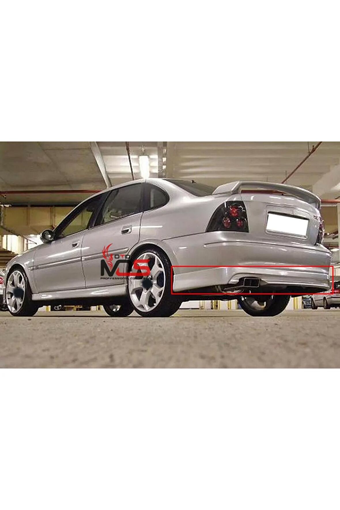 OPEL VECTRA B MAKYAJLI KASA ARKA TAMPON EKİ FİBERGLASS BOYASIZ