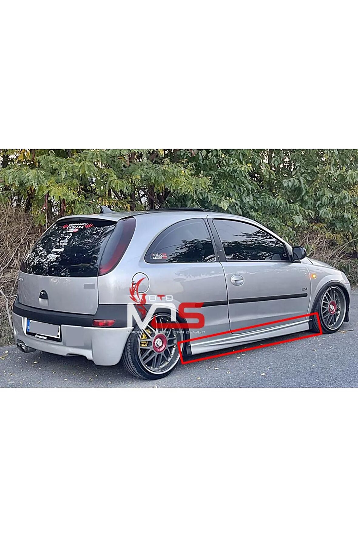 OPEL CORSA C İRMSCHER MARŞPİYEL SAĞ SOL TAKIM FİBERGLASS BOYASIZ