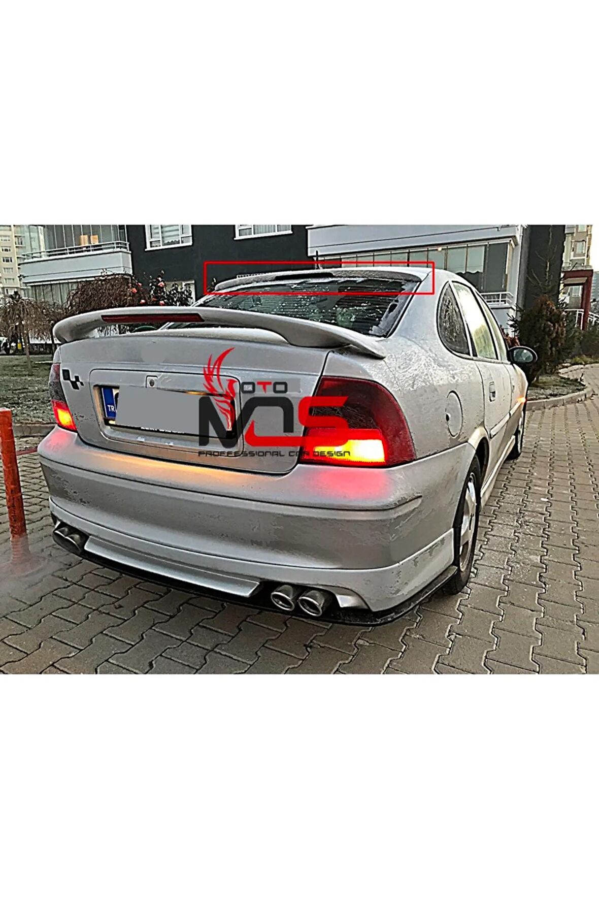 OPEL VECTRA B CAM ÜSTÜ SPOİLER FİBERGLASS BOYASIZ