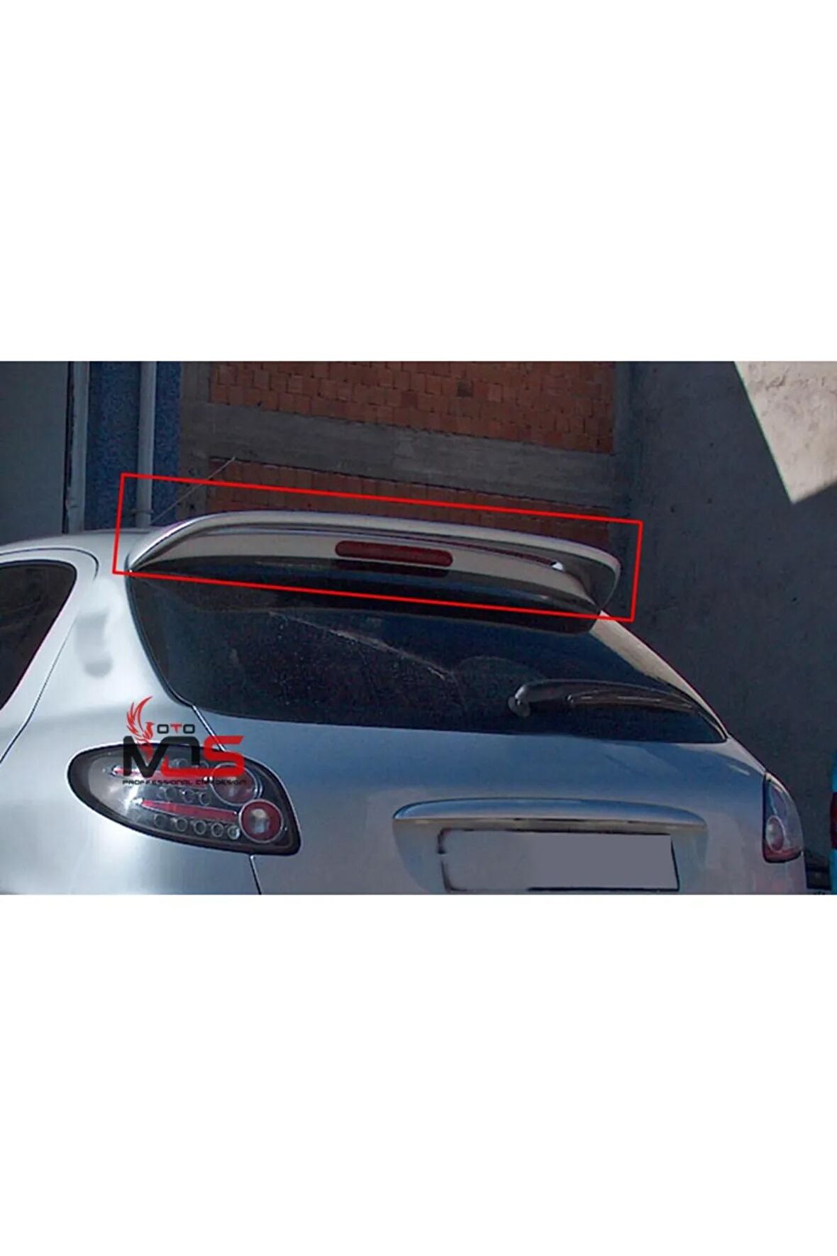 PEUGEOT 206 RC SPOİLER FİBERGLASS BOYASIZ