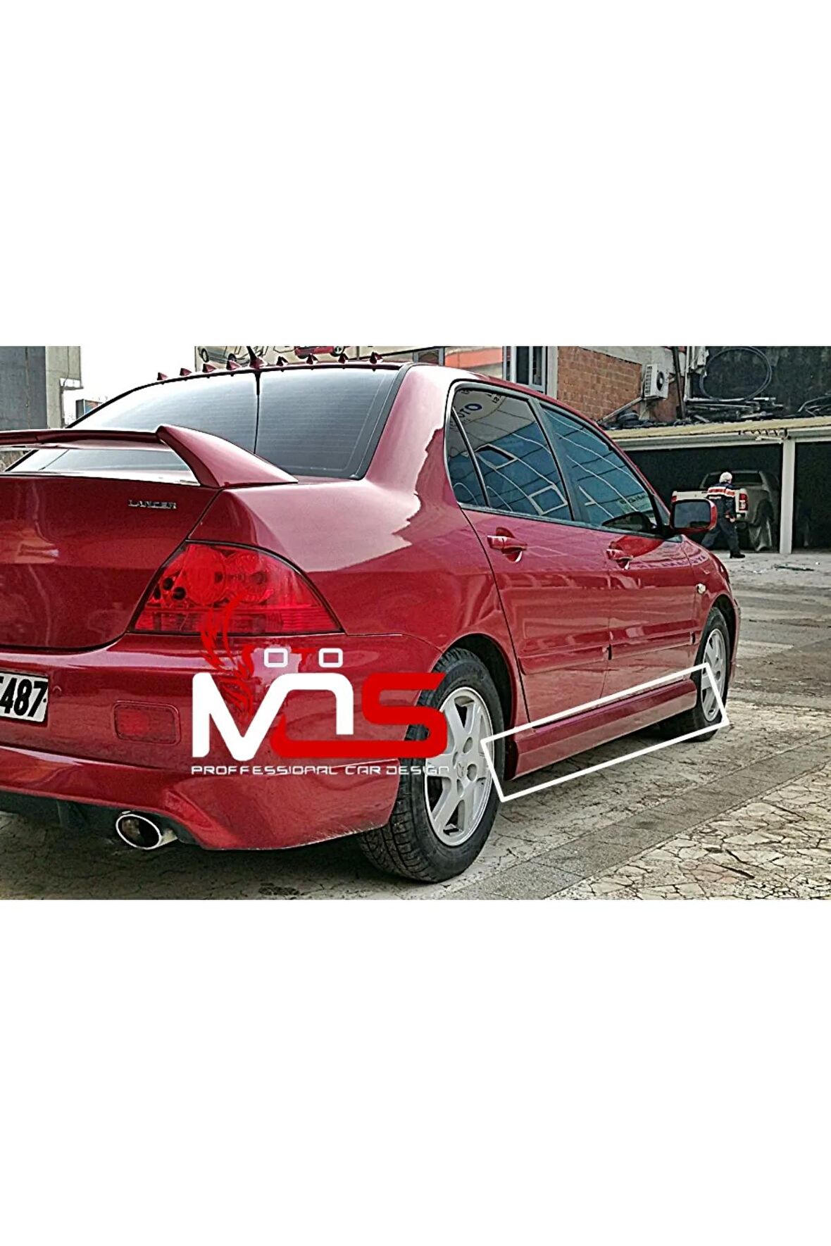 MİTSUBİSHİ LANCER UYUMLU MK1 CUSTOM MARŞPİYEL SAĞ SOL TK FİBERGLASS BOYASIZ
