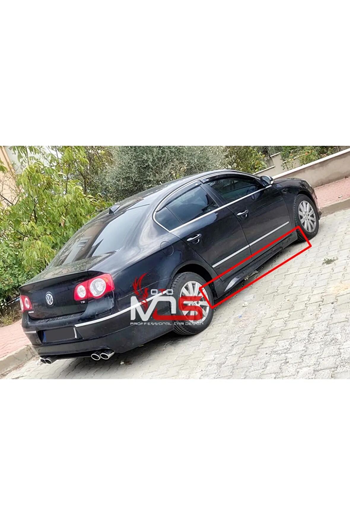 VW PASSAT B6 GT MARŞPİYEL SAĞ SOL TK FİBERGLASS BOYASIZ