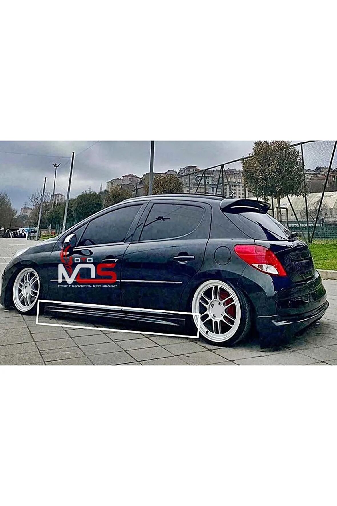 PEUGEOT 207 Uyumlu R MARŞPİYEL SAĞ SOL TK FİBERGLASS BOYASIZ