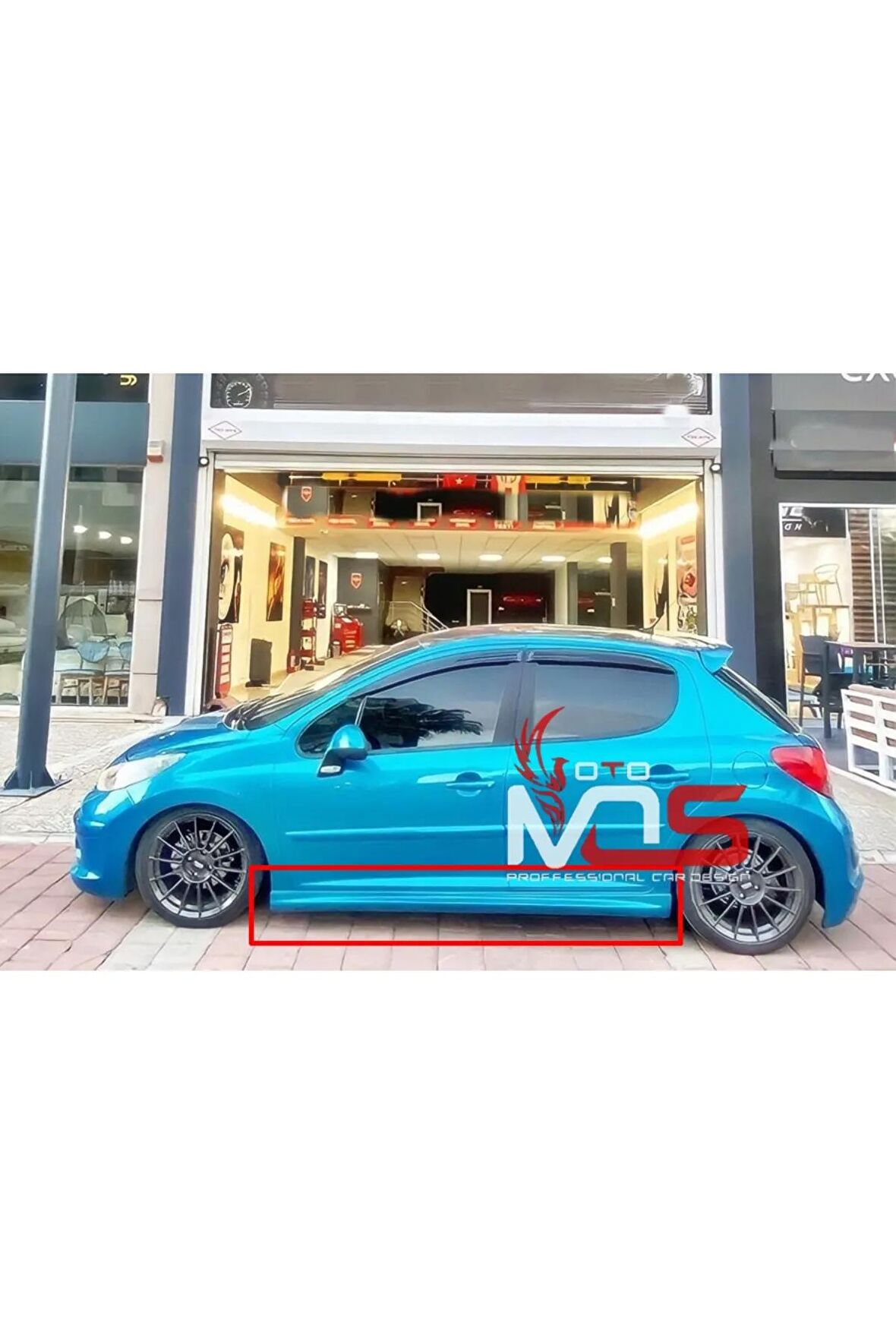 PEUGEOT 207 R MARŞPİYEL SAĞ SOL TK FİBERGLASS BOYASIZ