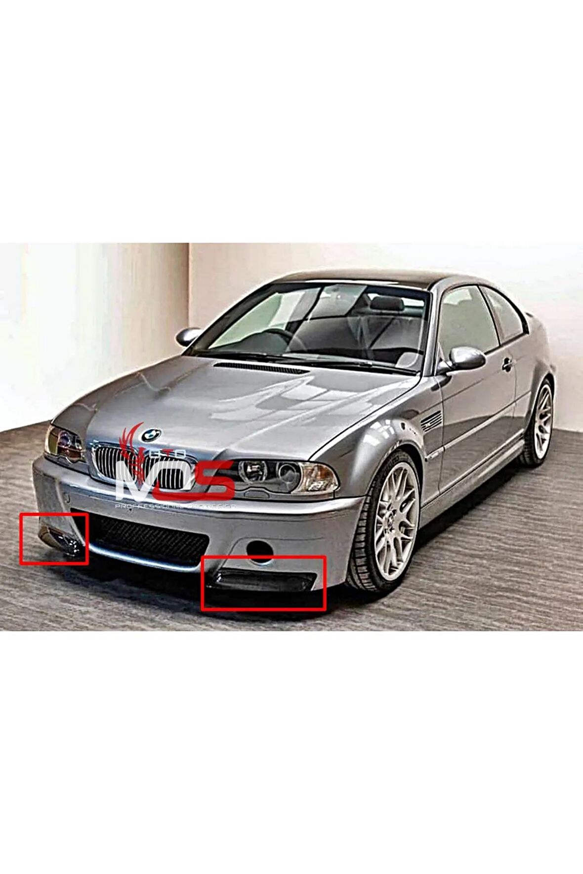 BME E46 M TAMPON FLAP SAĞ SOL TK FİBERGLASS BOYASIZ