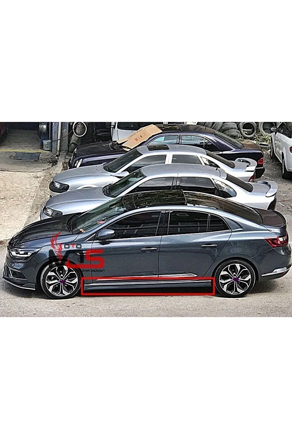 Renault Megane 4 Marşpiyel TK Fiberglass Boyasız