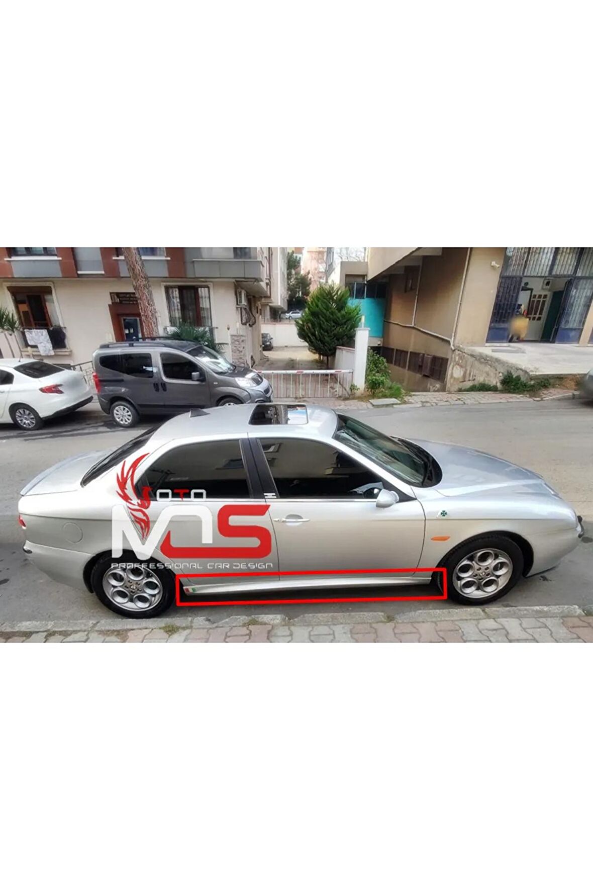ALFA 156 R MARŞPİYEL SAĞ SOL TK FİBERGLASS BOYASIZ