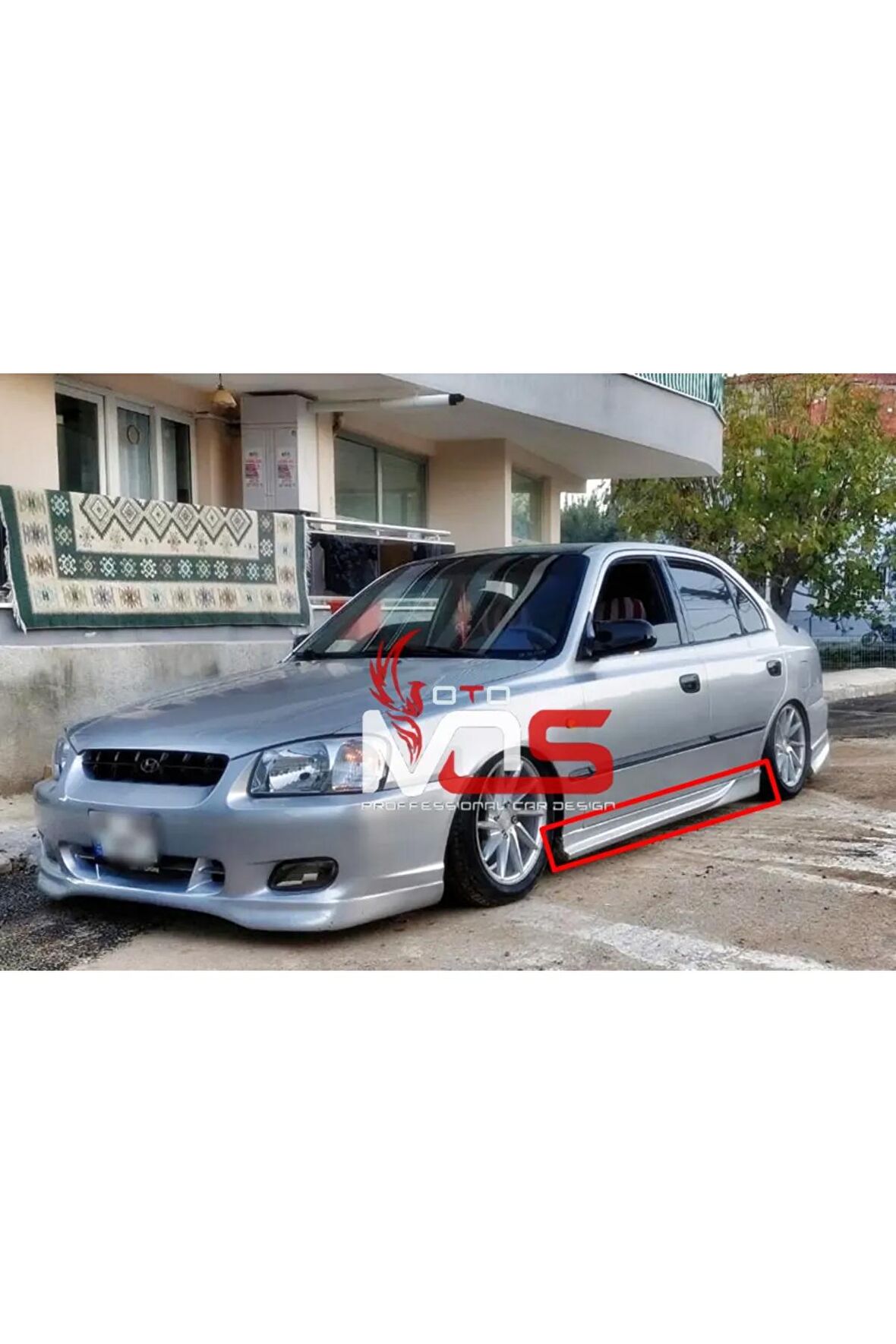 HYUNDAİ ACCENT MİLENYUM KASA CUSTOM MARŞPİYEL TK FİBERGLASS BOYASIZ