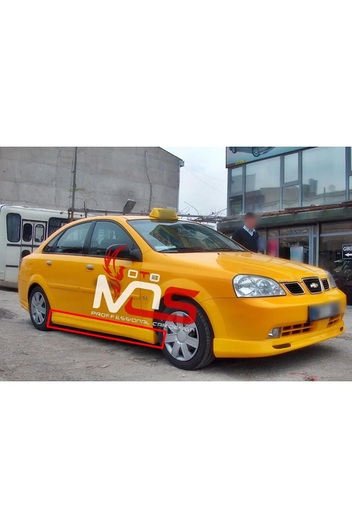 CHEVROLET LACETTİ SEDAN MARŞPİYEL TAKIMI FİBERGLASS BOYASIZ