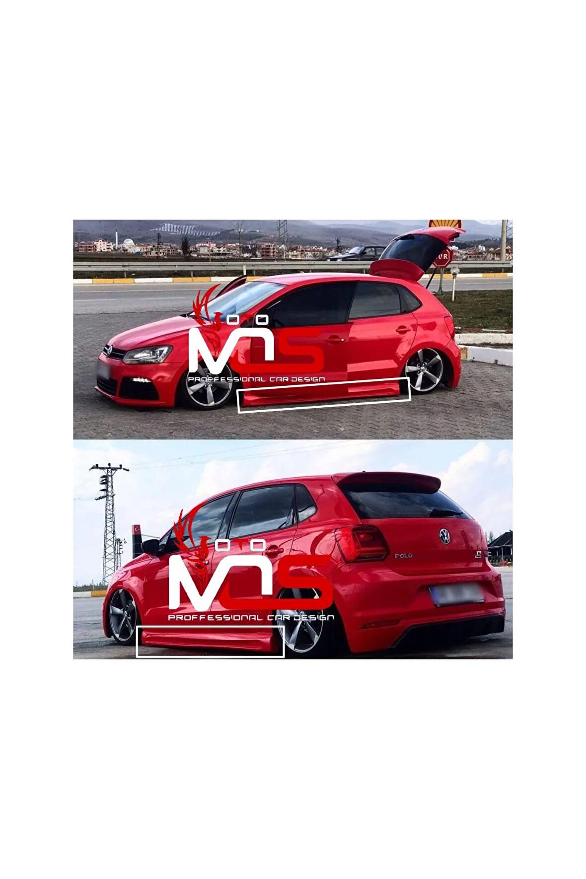 VW POLO 6R RİEGER MARŞPİYEL TAKIM FİBERGLASS BOYASIZ