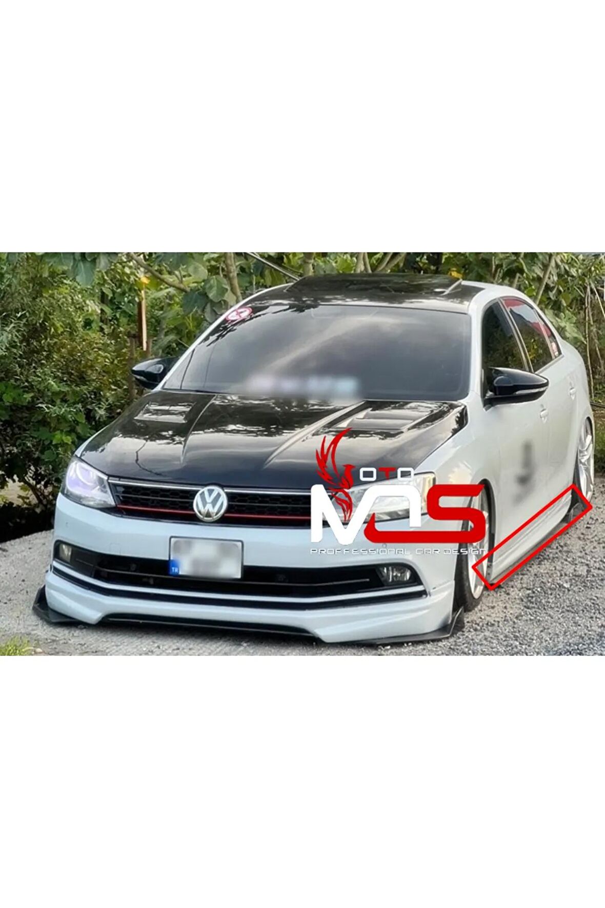 VW JETTA AERO MARŞPİYEL TAKIM FİBERGLASS BOYASIZ