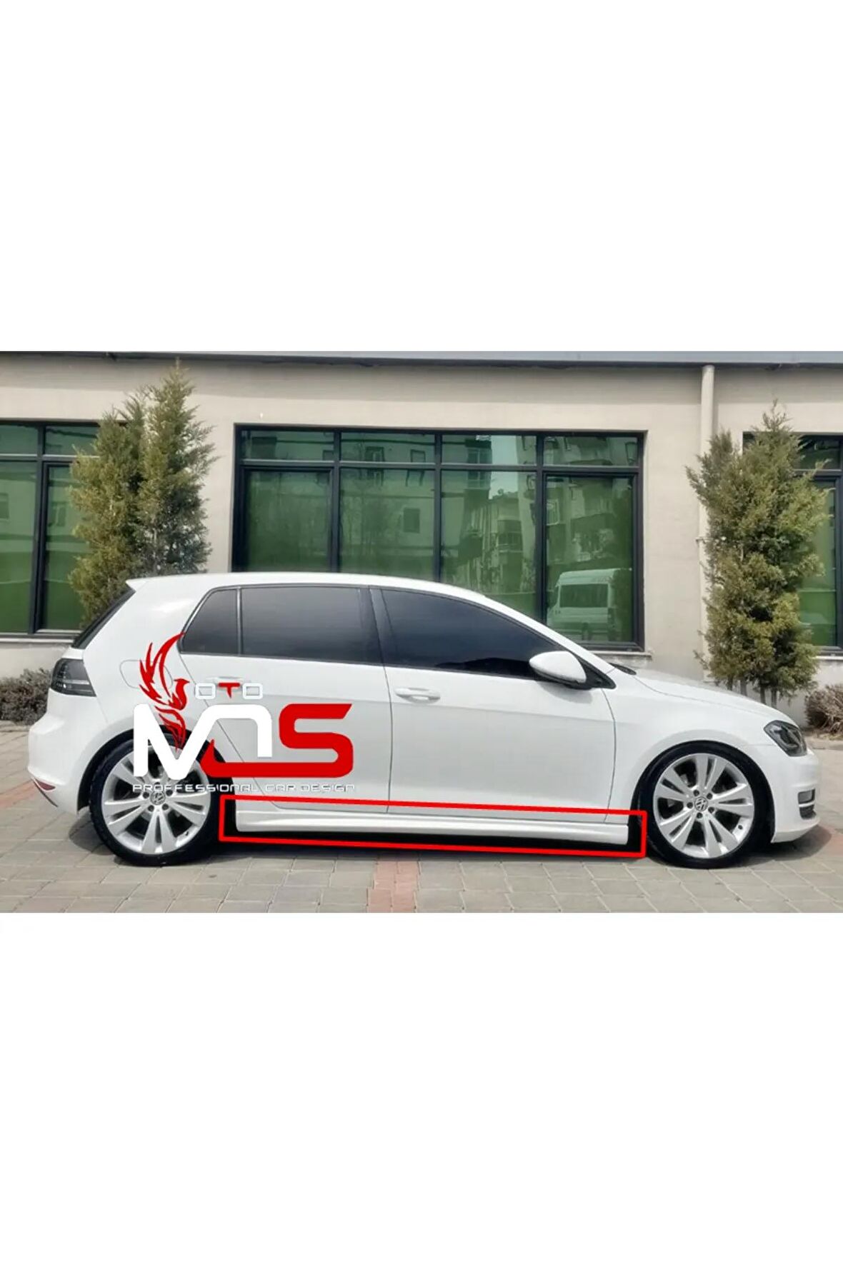 VW GOLF MK7 R MARŞPİYEL TAKIM FİBERGLASS BOYASIZ