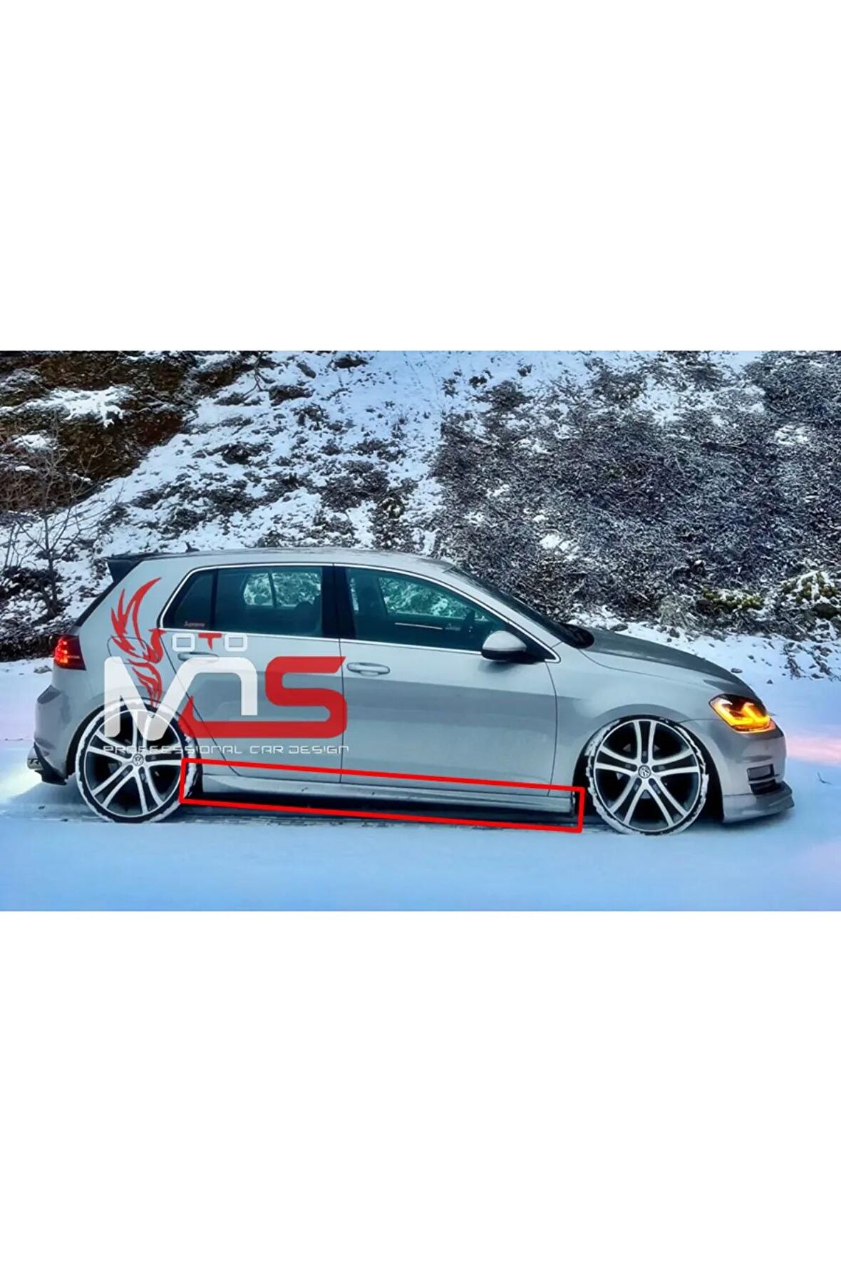 VW GOLF MK7 AERO MARŞPYİEL TAKIM FİBERGLASS BOYASIZ