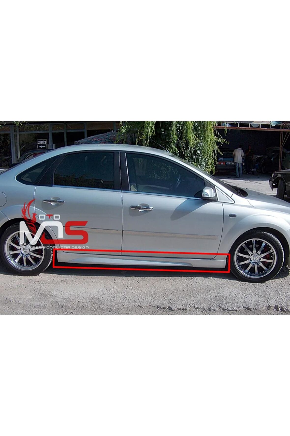 FORD FOCUS 2 SEDAN MARŞPİYEL  Uyumlu SAĞ SOL TAKIM FİBERGLASS BOYASIZ