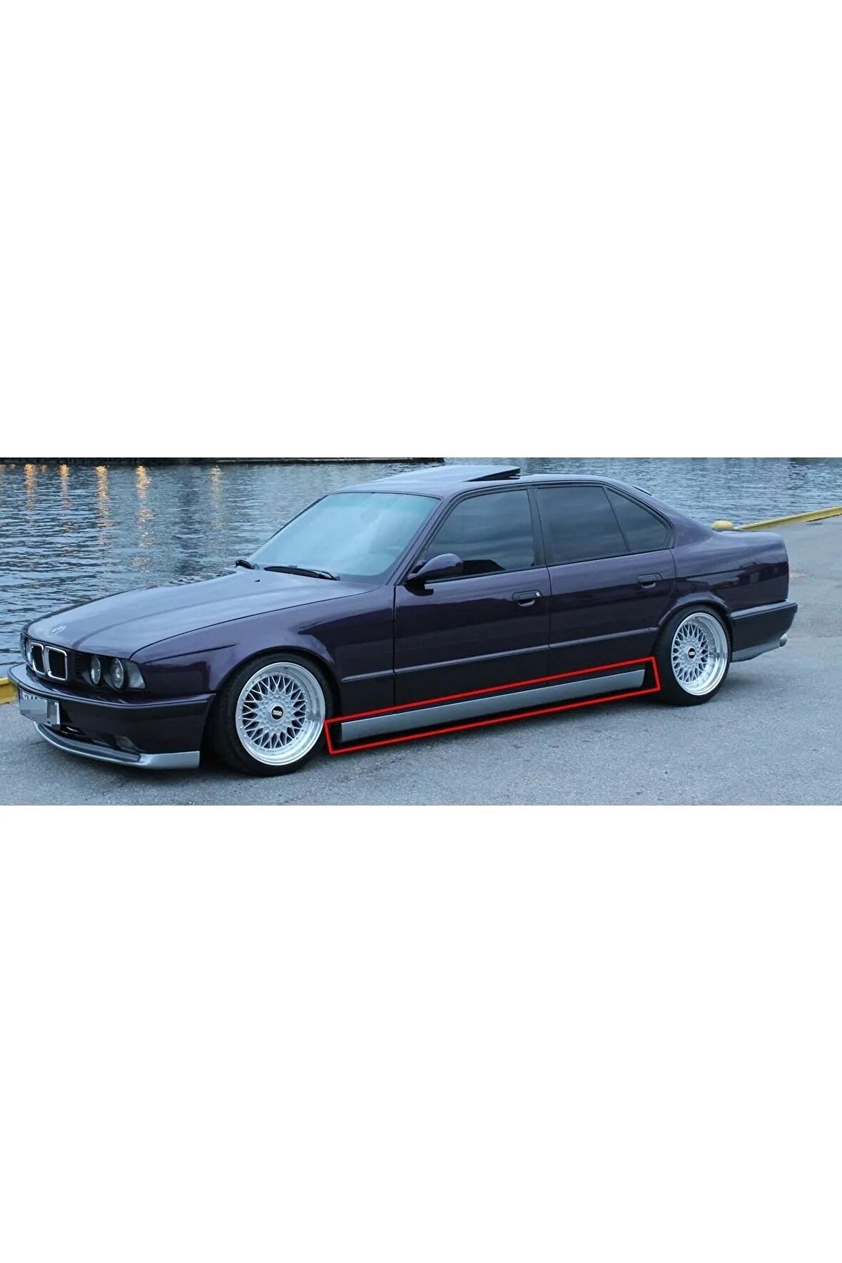 BMW E34 M Uyumlu MARŞPİYEL SAĞ SOL TAKIM FİBERGLASS BOYASIZ