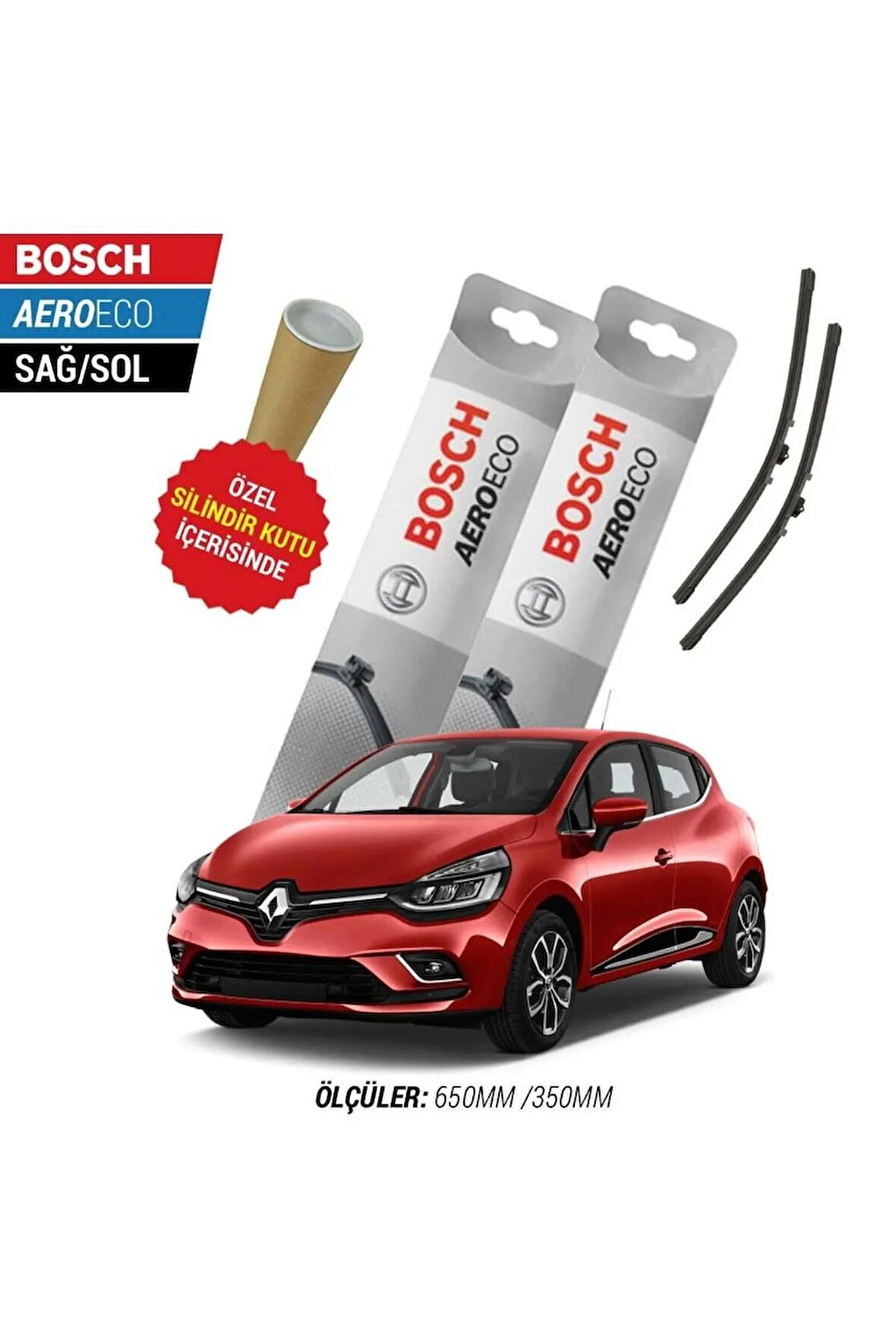 RENAULT CLİO 4 2014 SİLECEK TAKIMI BOSCH AERO-ECO SERİSİ