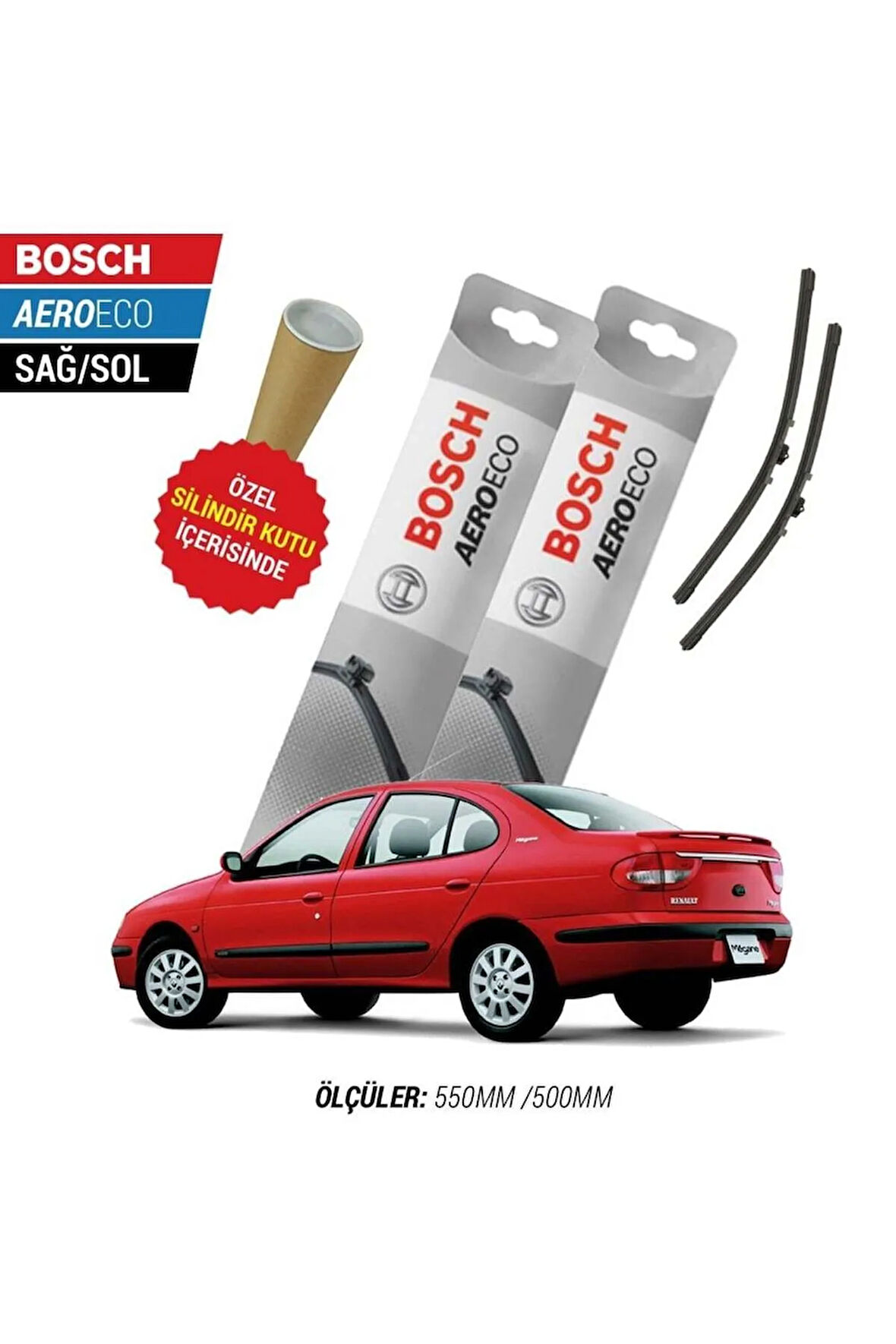 RENAULT MEGANE 1 1997 SİLECEK TAKIMI BOSCH AERO-ECO SERİSİ