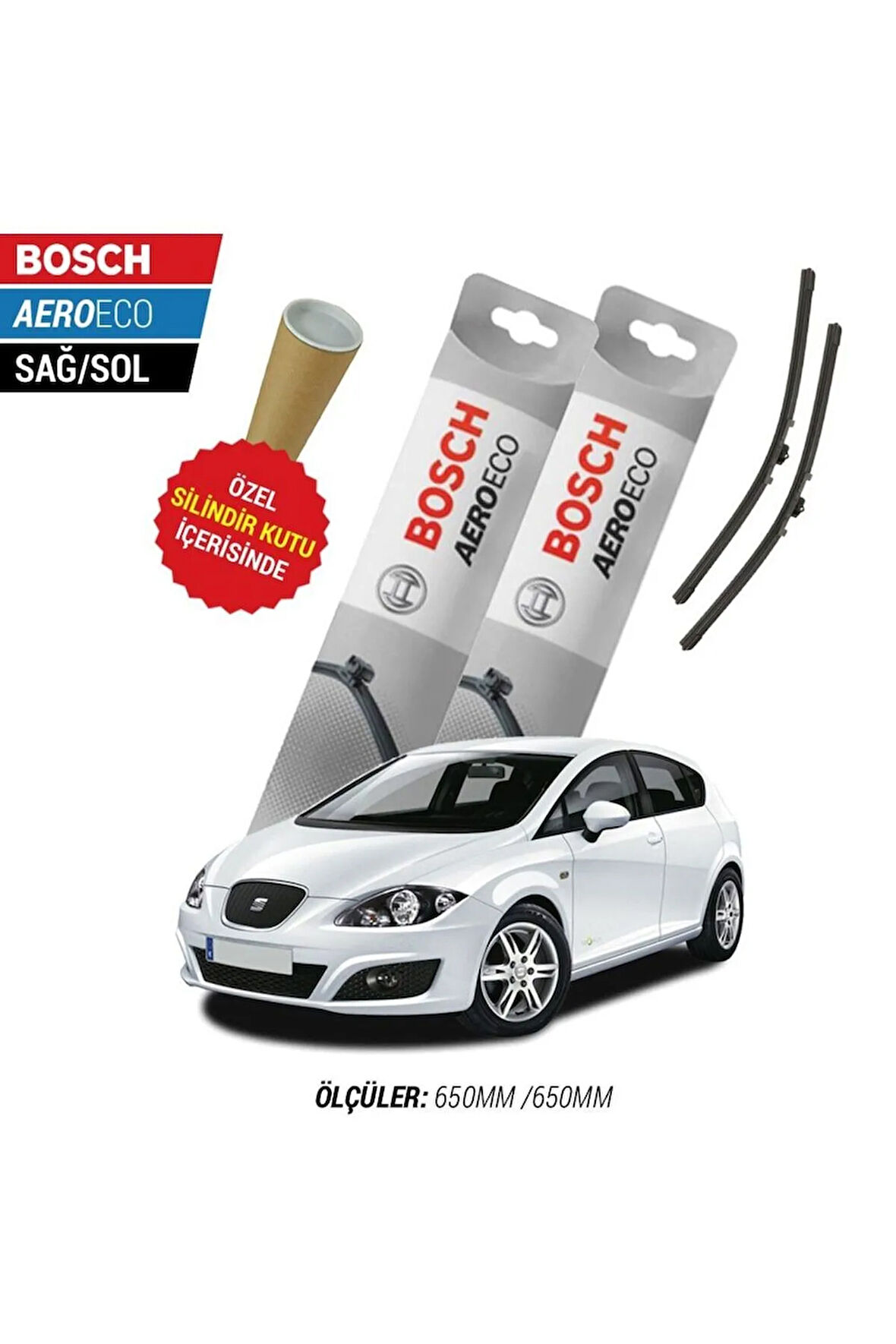 SEAT LEON 2011 SİLECEK TAKIMI BOSCH AERO-ECO SERİSİ