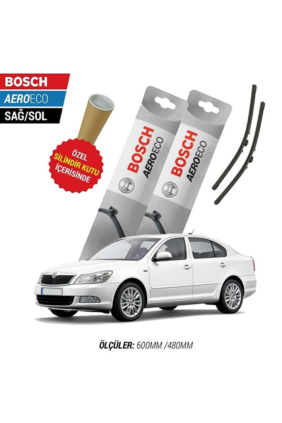 SKODA OCTAVİA 2012 SİLECEK TAKIMI BOSCH AERO-ECO SERİSİ