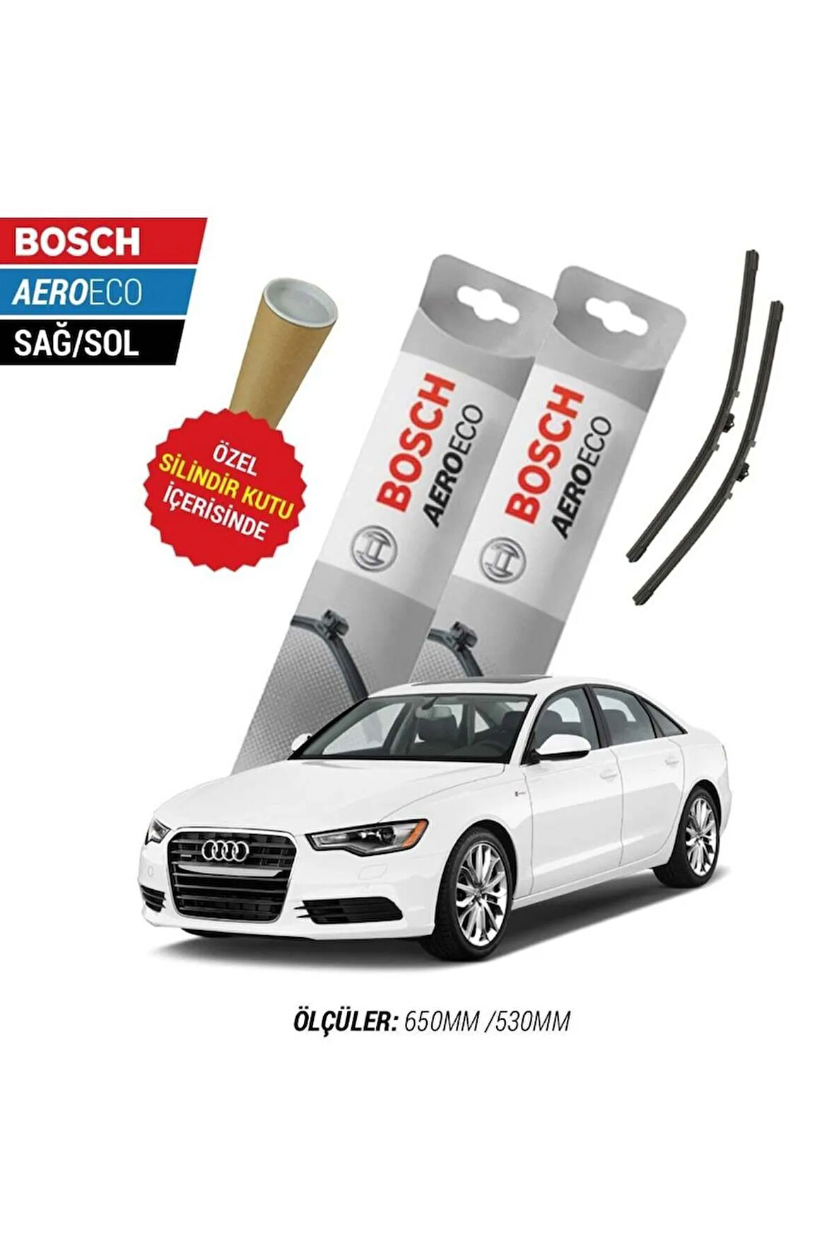 AUDİ A6 2017 SİLECEK TAKIMI BOSCH AERO-ECO SERİSİ