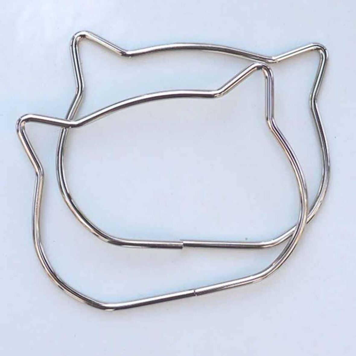 Çanta Sapi Metal Kedi Gümüş