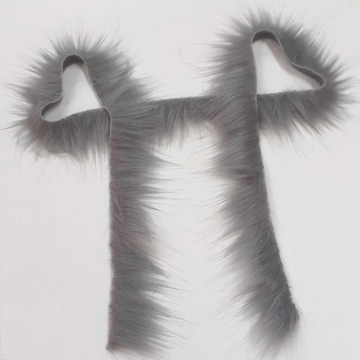 Kürk Şerit ( 1.5 Metre ) Gri