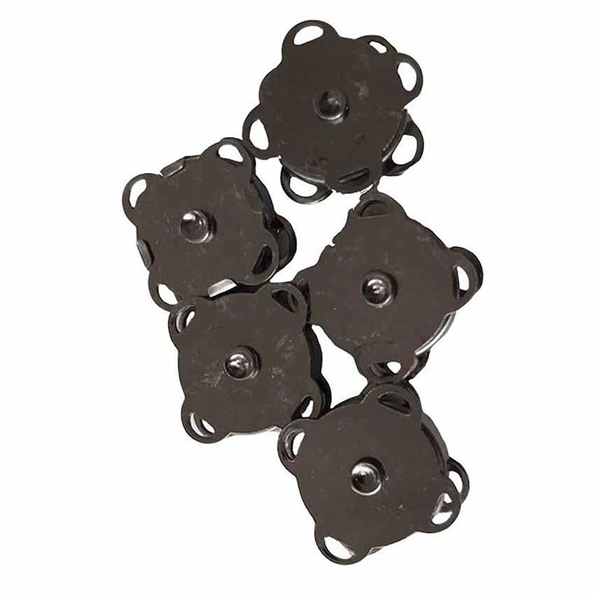 Mıknatıslı Çanta Çıt Çıtı Dikmeli Siyah ( 50 Adet )