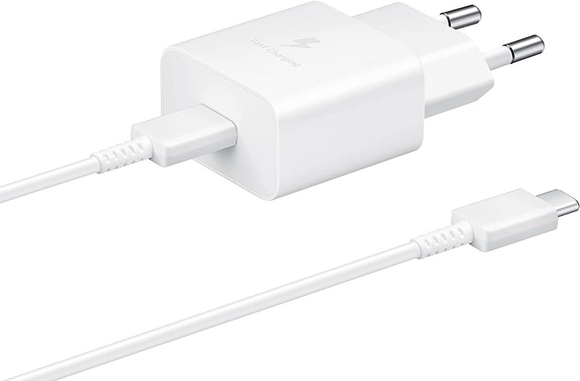 OUTLET Samsung EP-T1510 PD 15W Şarj & 3A 1m Type-C to Type-C Kablo Beyaz EP-T1510XWEGWW (Samsung Türkiye Garantili) OUTLET