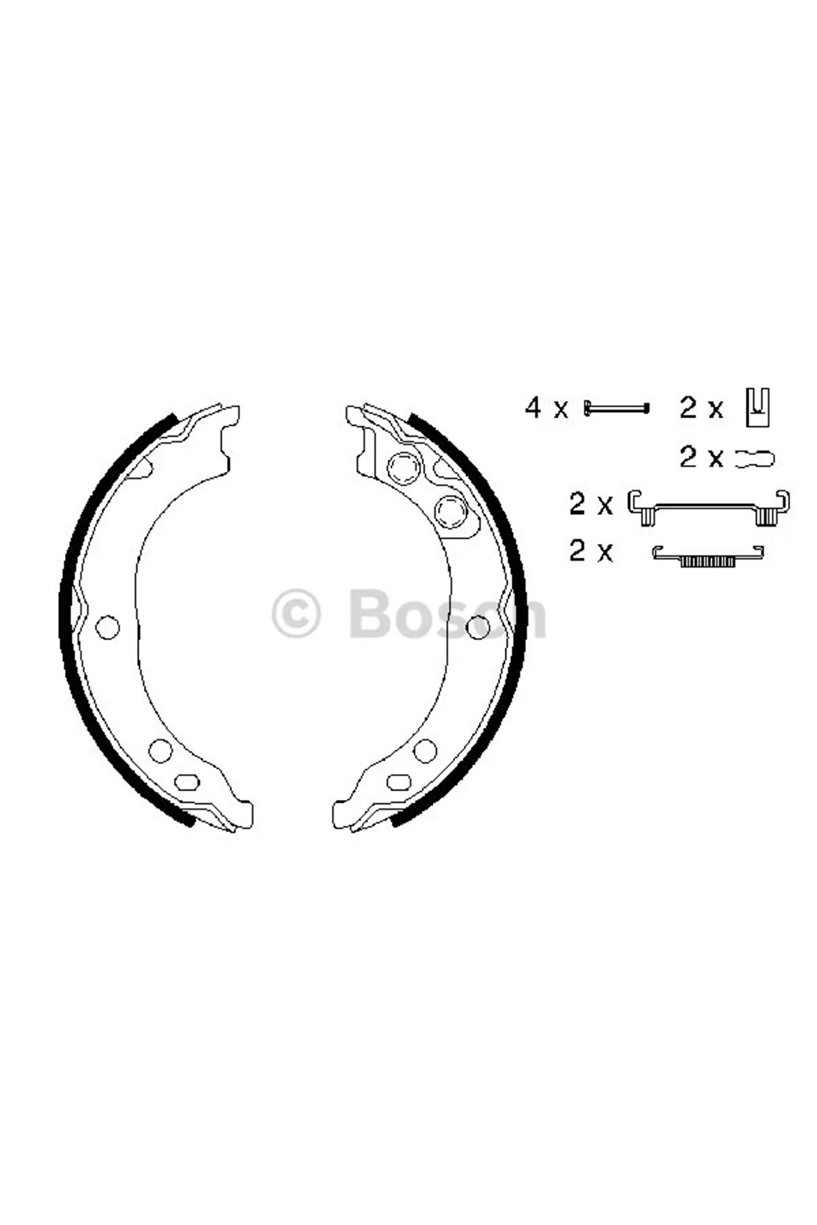 EL FREN PABUÇ BALATA BOXER 99-02 JUMPER 99-02 DUCATO 1.9TD 2.0 JTD 2.8TDI 2.8JTD