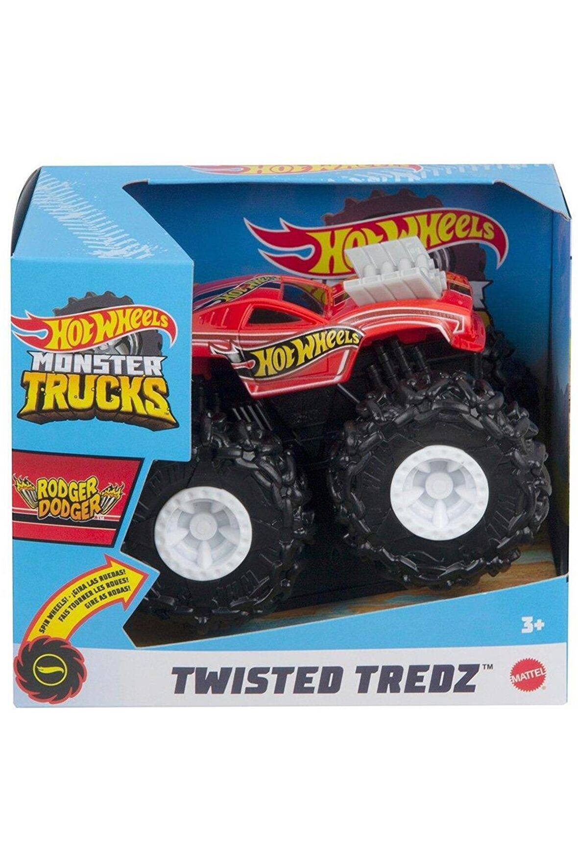 Gvk37 Hw Monster Trucks 1:43 Çek Bırak Arabalar/ Hot Wheels