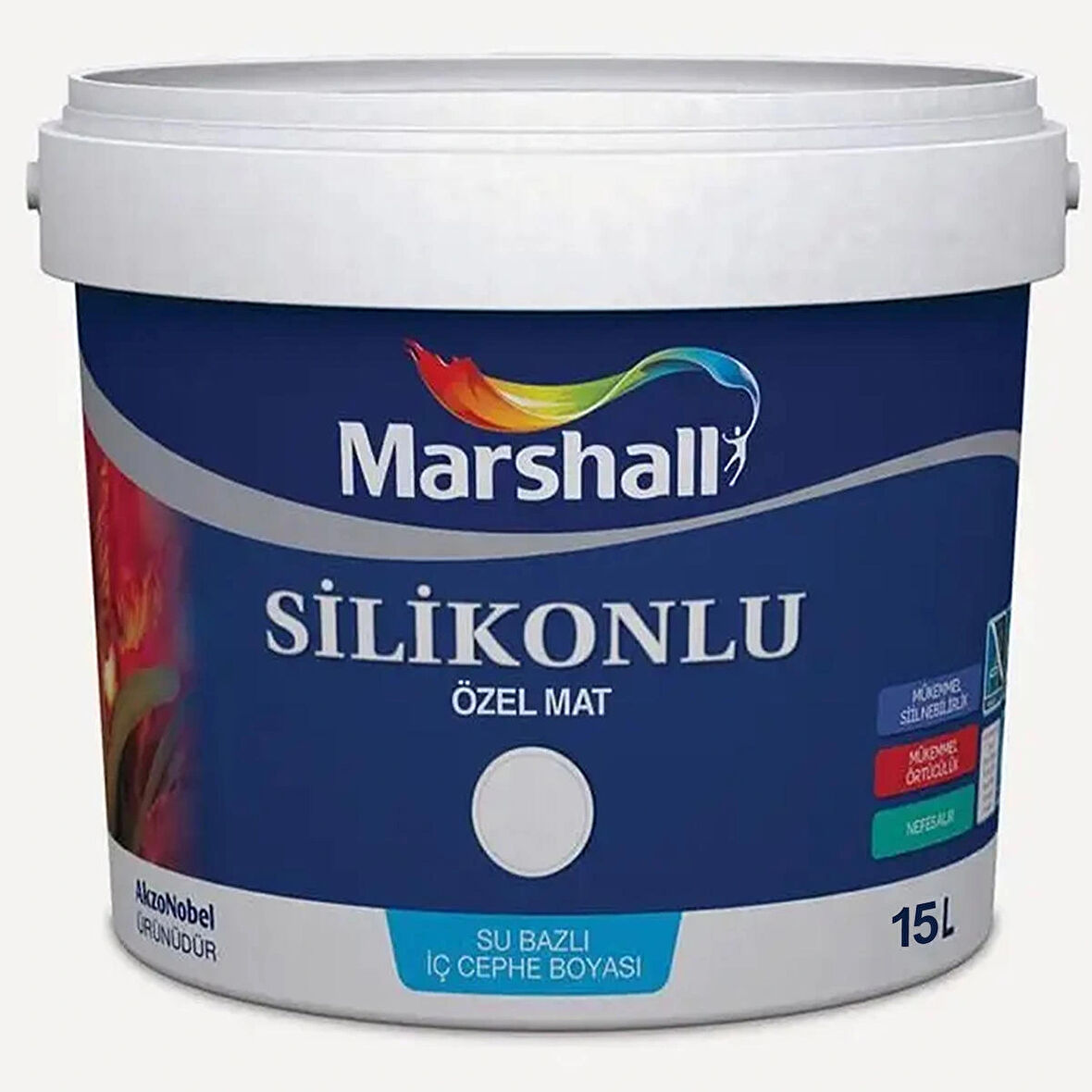 Marshall Özel Mat Buz Beyazı 15lt (20 Kg)