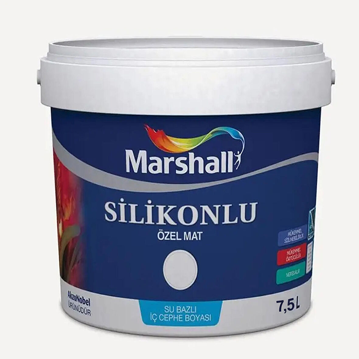 Marshall Özel Mat Buz Beyazı 7,5lt (10 Kg)