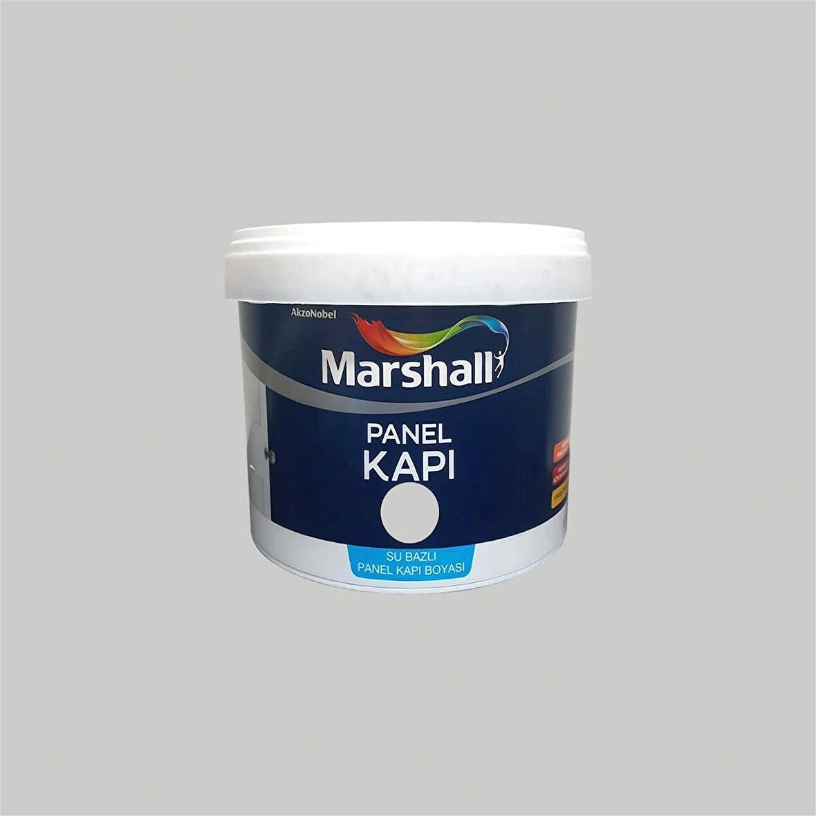 Marshall Su Bazlı Panel Kapı Boyası Beyaz 1 Lt (1 KG)