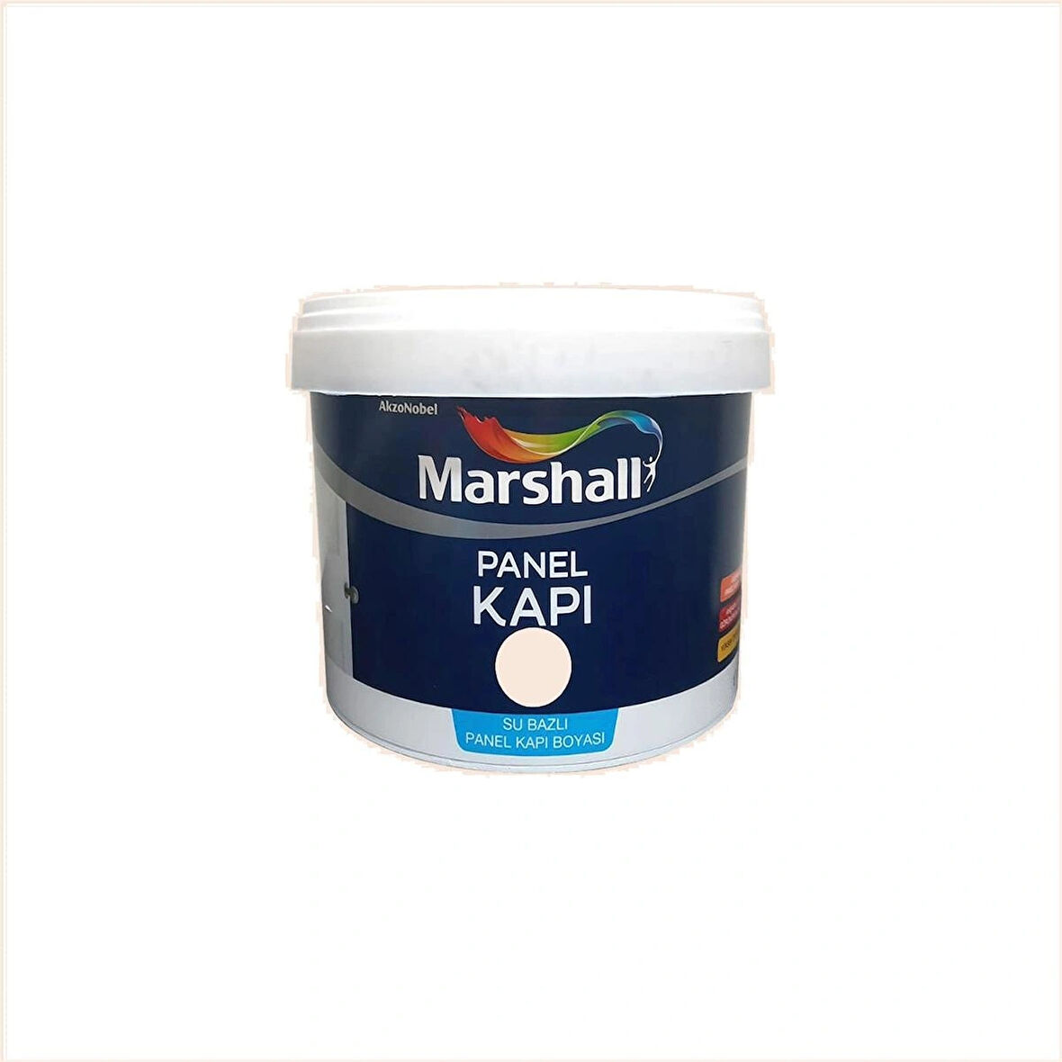 Marshall Su Bazlı Panel Kapı Boyası Beyaz 2.5 Lt (3,5 Kg)