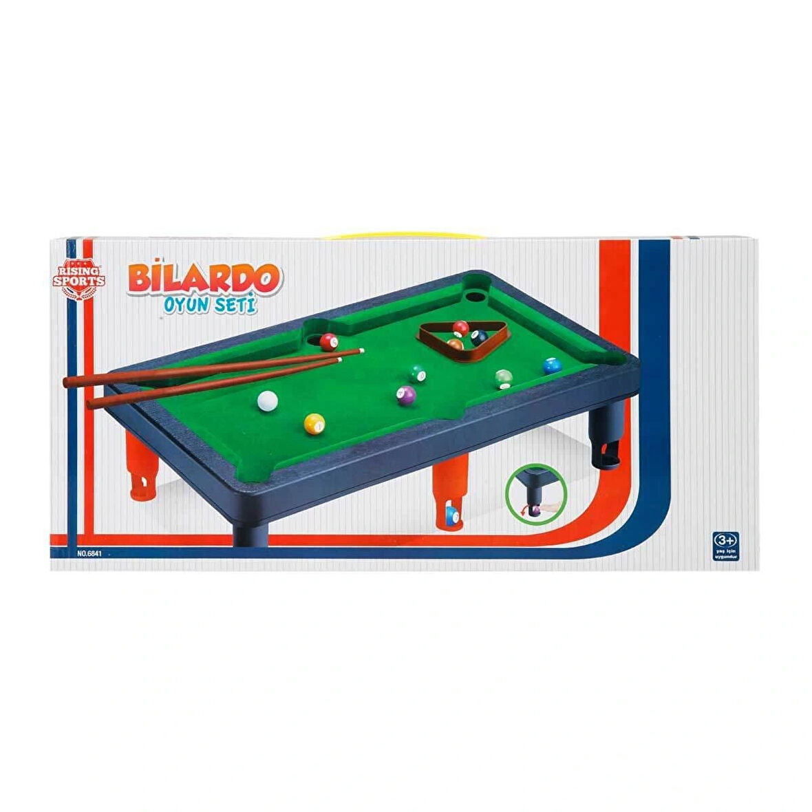 Oyuncak Bilardo Masa Üstü Ayaklı Bilardo Seti