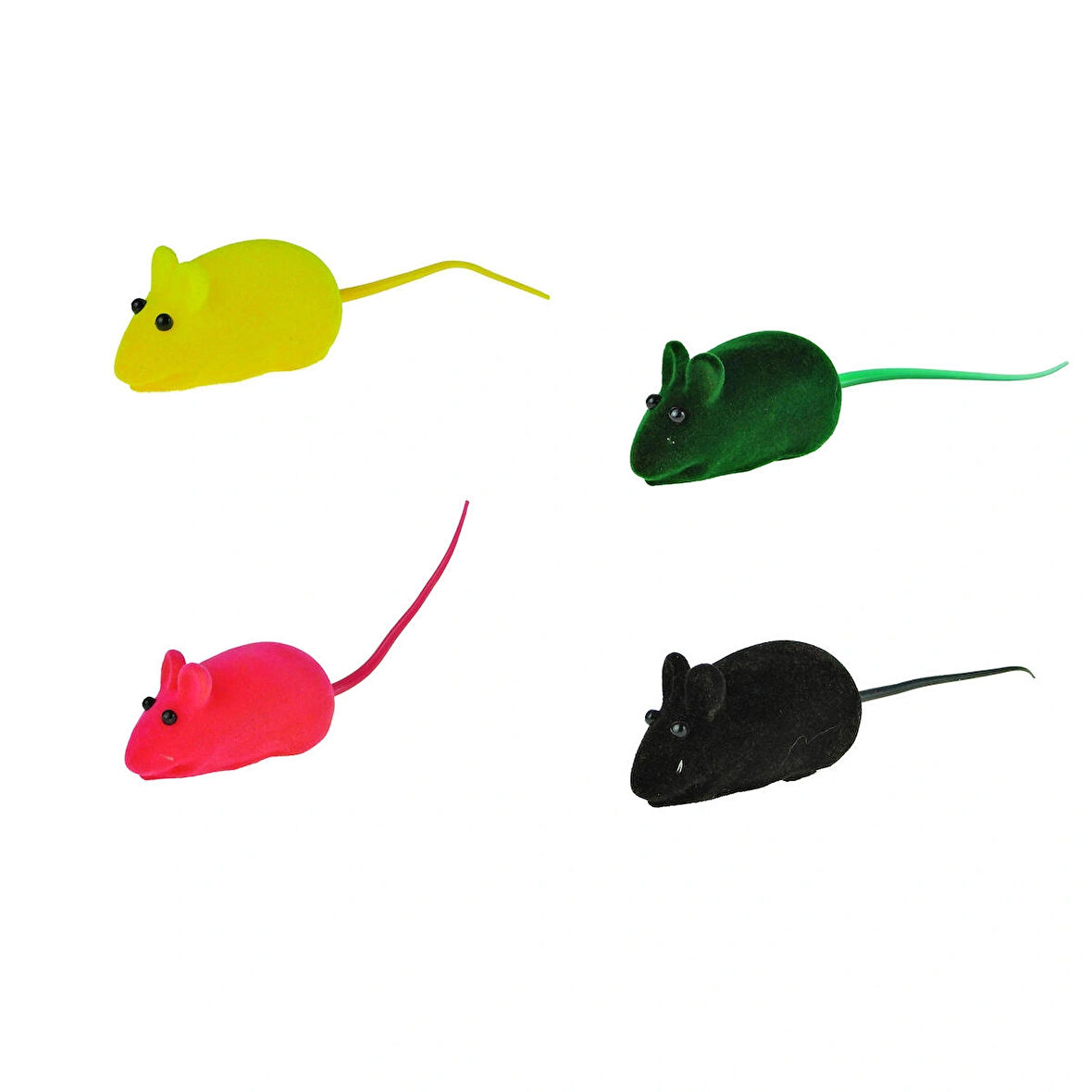 Oyuncak Fare Sesli 4'lü Set 5 Cm