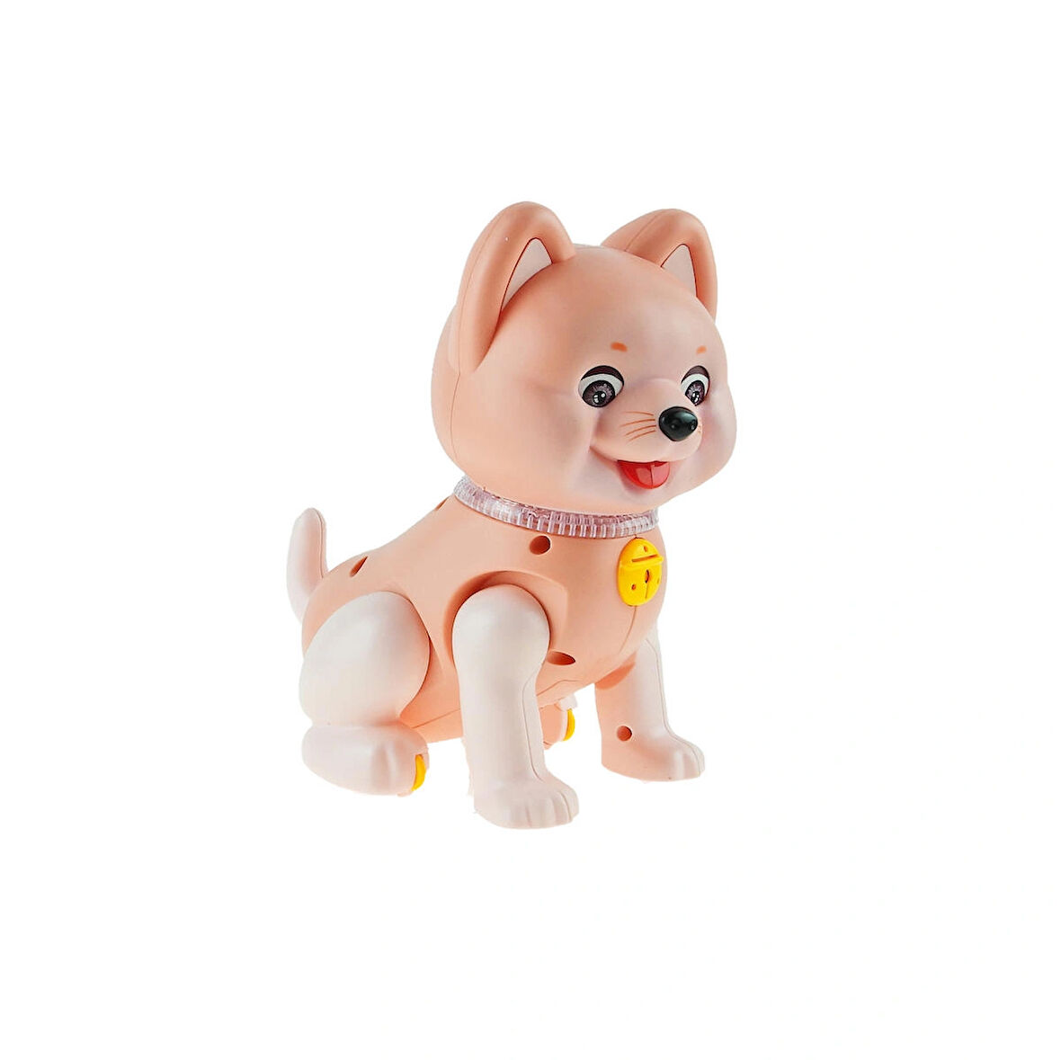 Oyuncak Köpek Işıklı Sesli Pilli Köpek 17 Cm