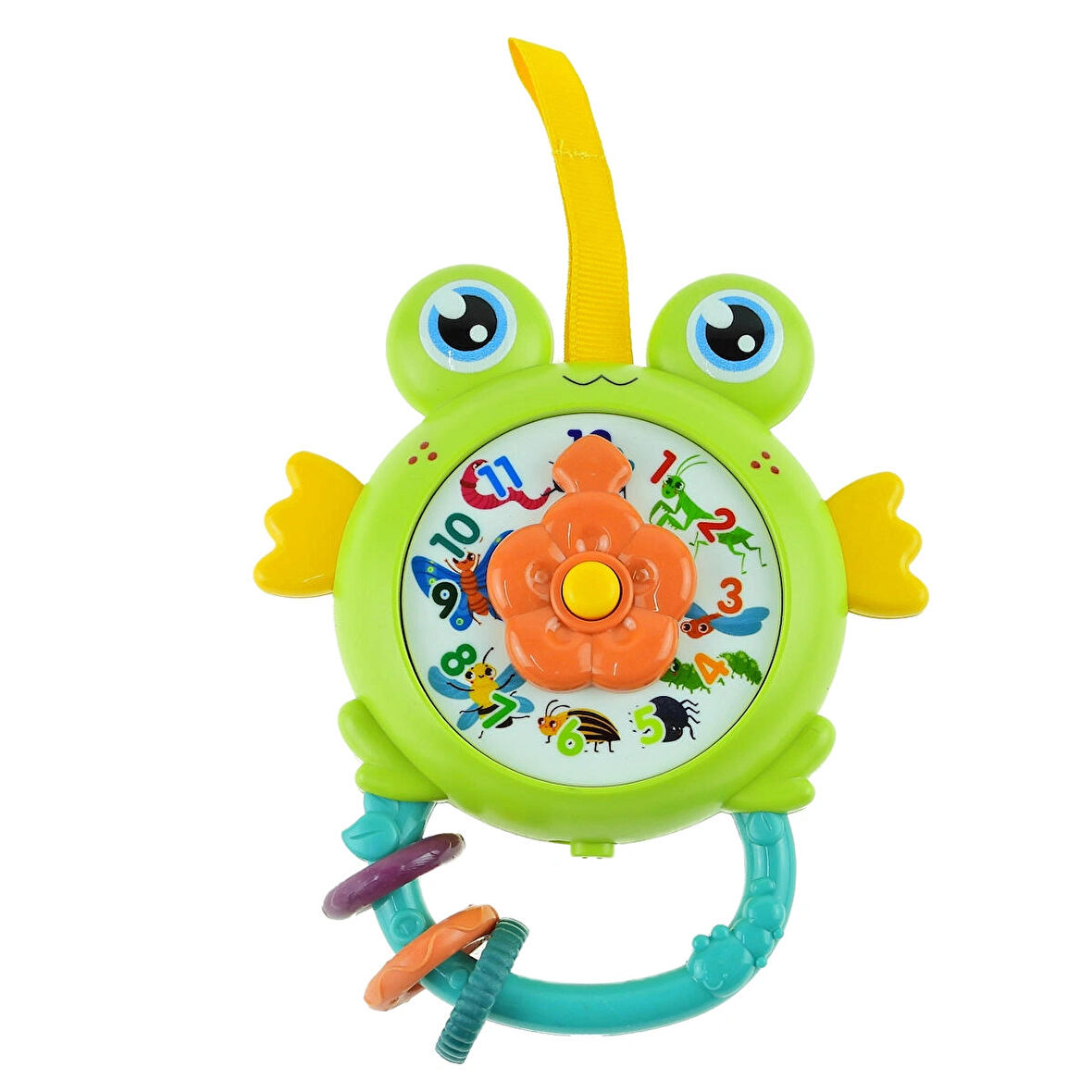 Oyuncak Kurbağa Saat Pilli Sesli 15 Cm