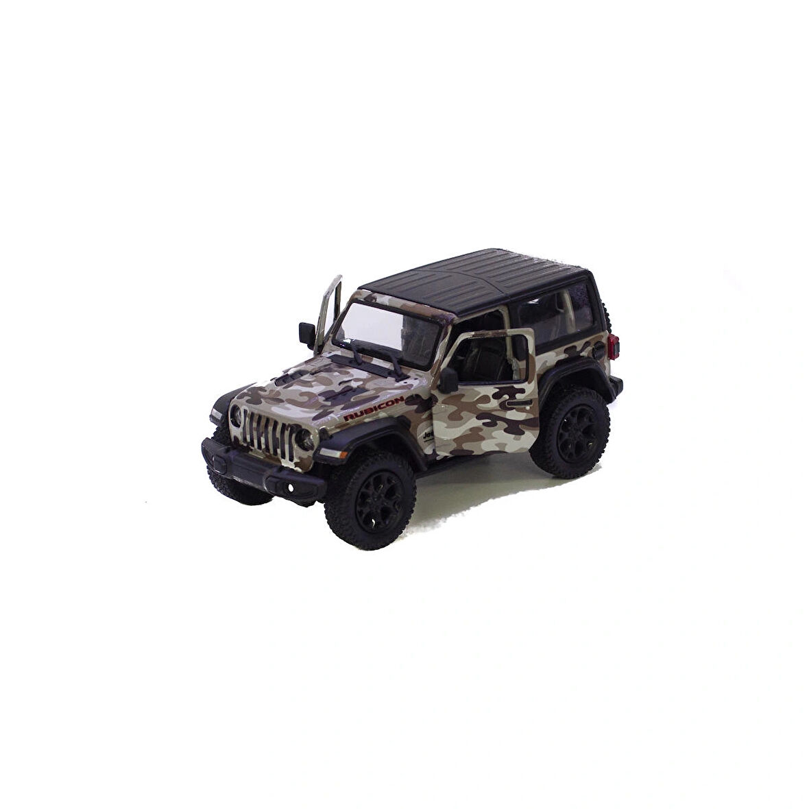 Oyuncak Metal Çek Bırak Askeri Jep Rubicon 12 Cm