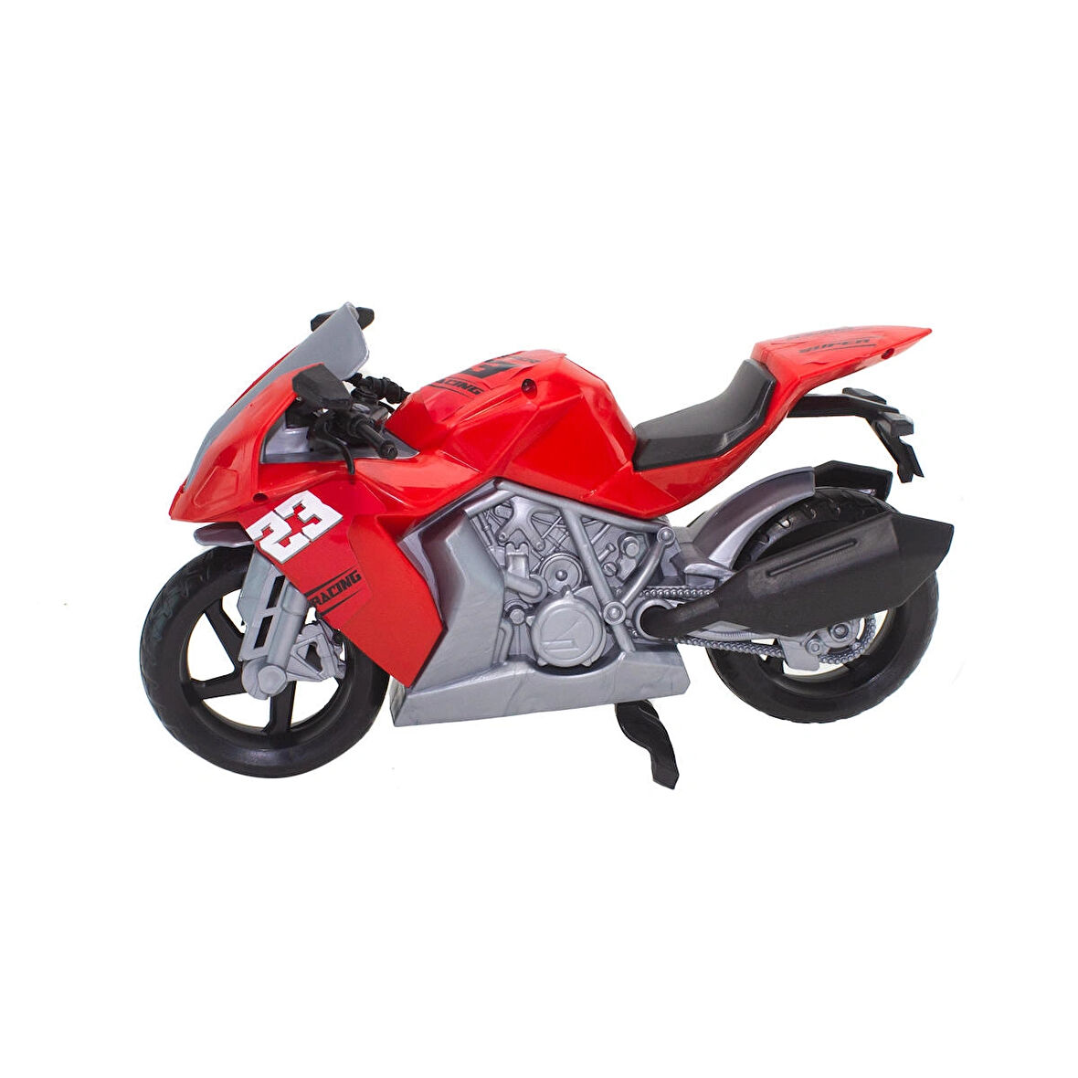 Oyuncak Motosiklet Sürtmeli 30 Cm