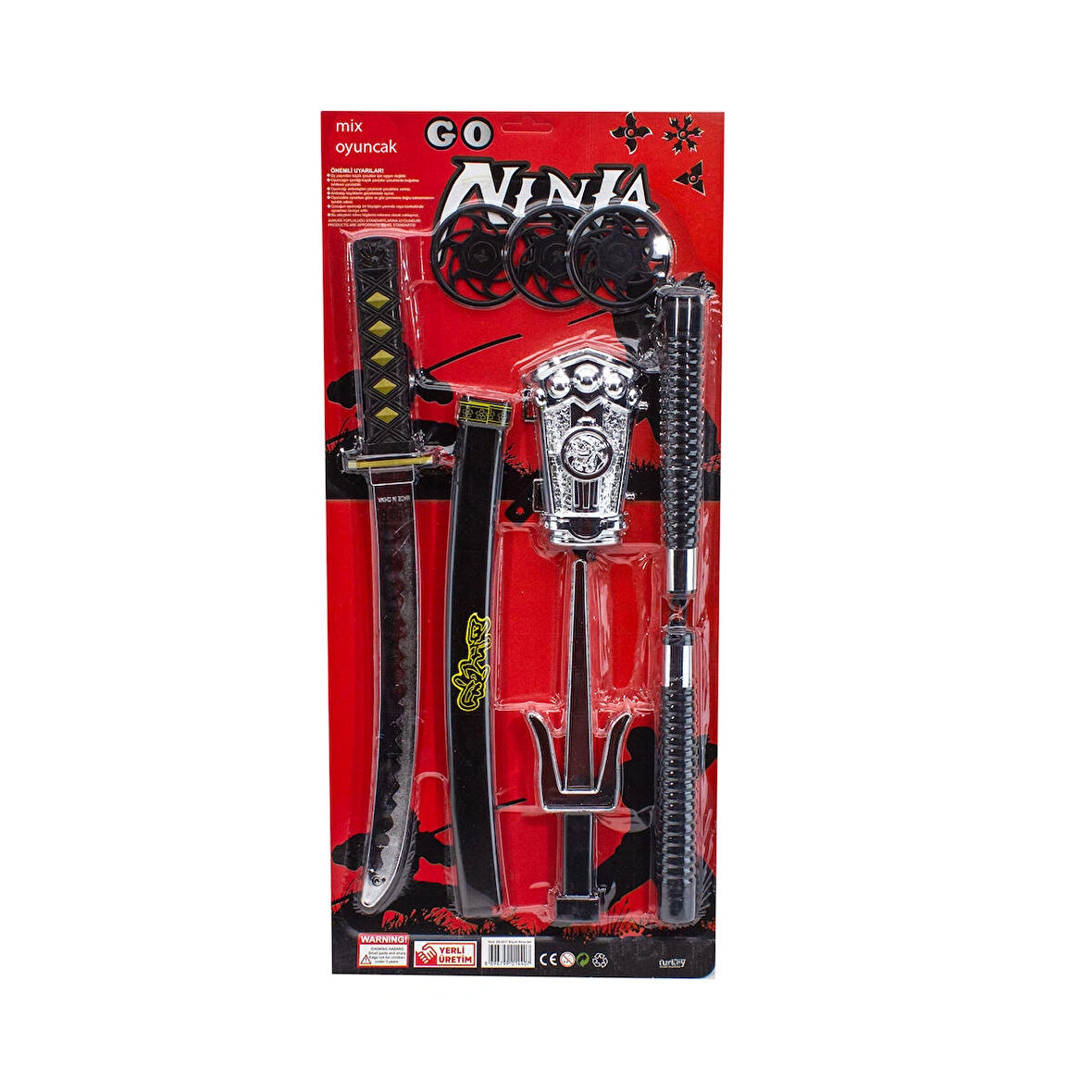 Oyuncak Ninja Kılıc Oyun Seti 7 Parça